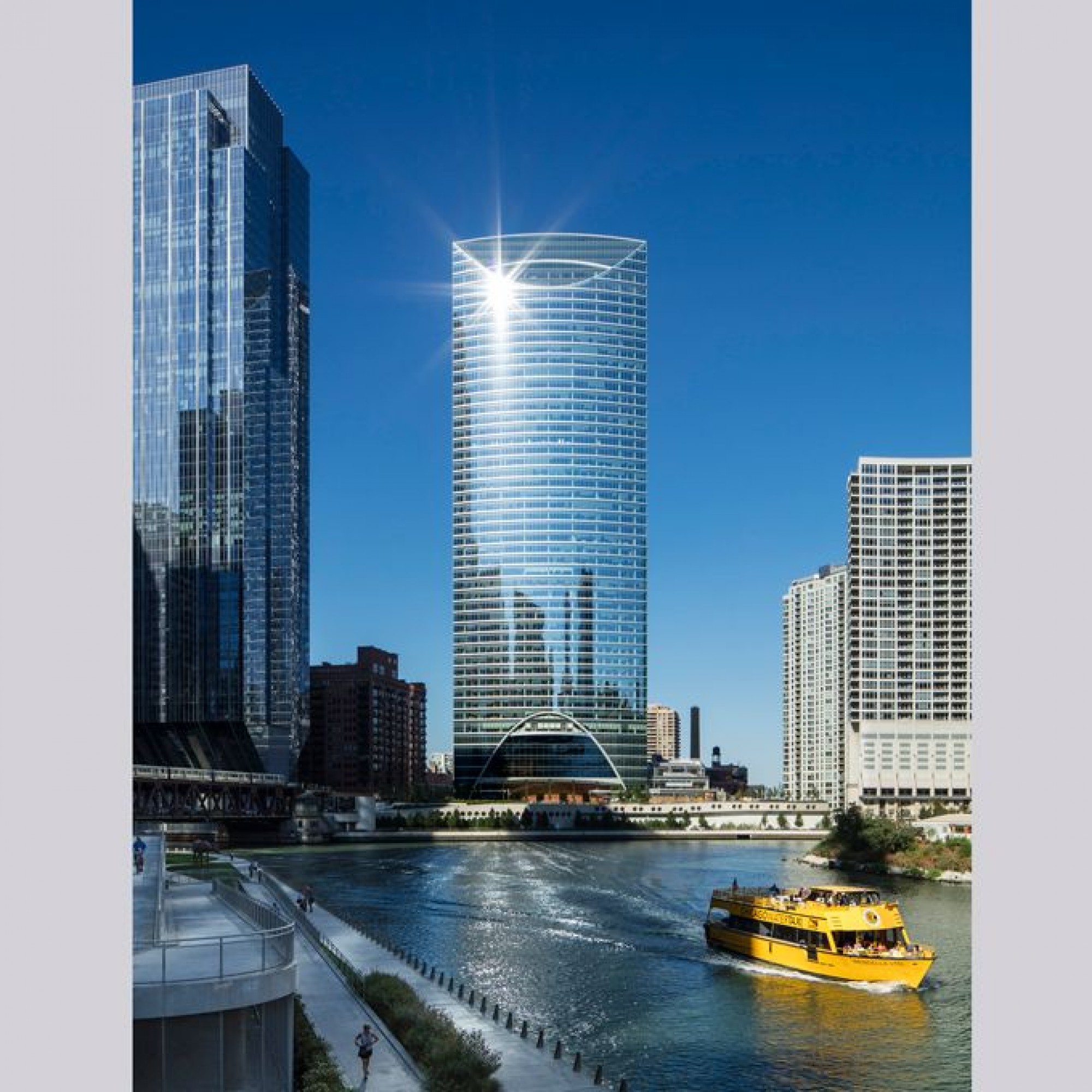 Platz 7: River Point, Chicago, USA, 223 Meter hoch, 52 Etagen, Pickard Chilton Architects, Inc.