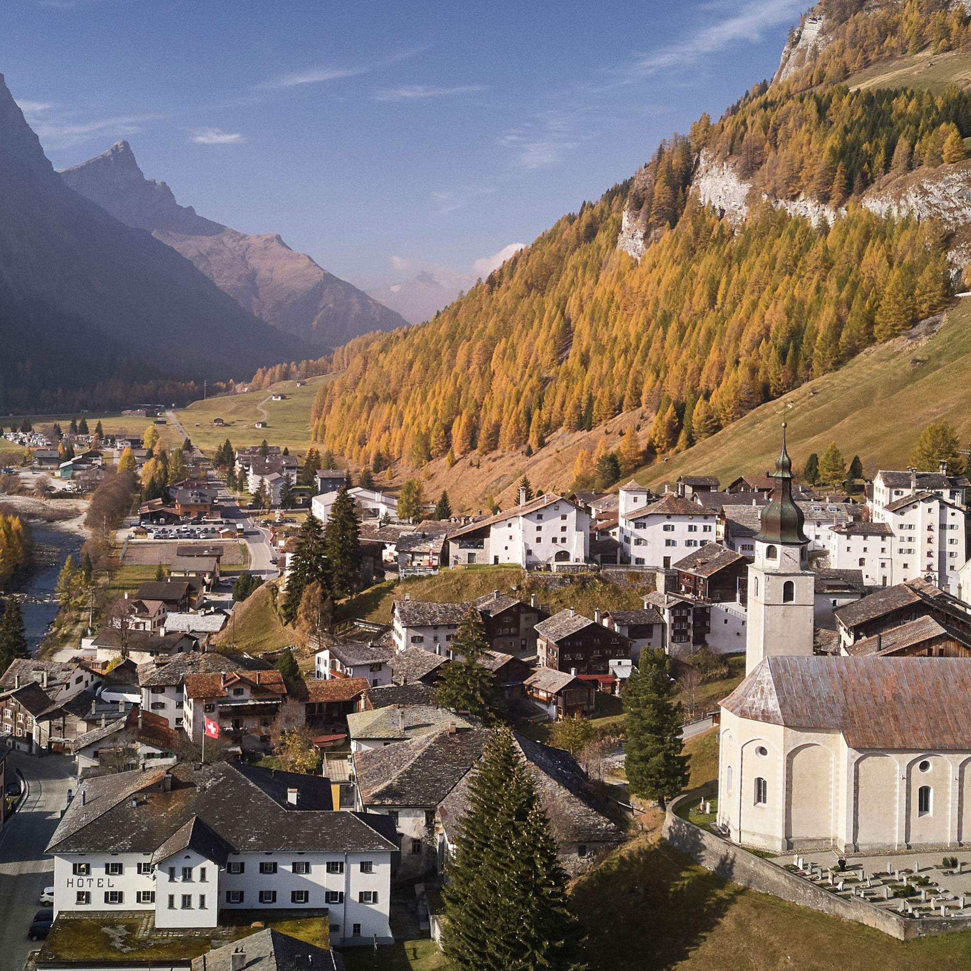 Das 500-Seelen-Dorf befindet sich am Fuss des Splügenpasses.