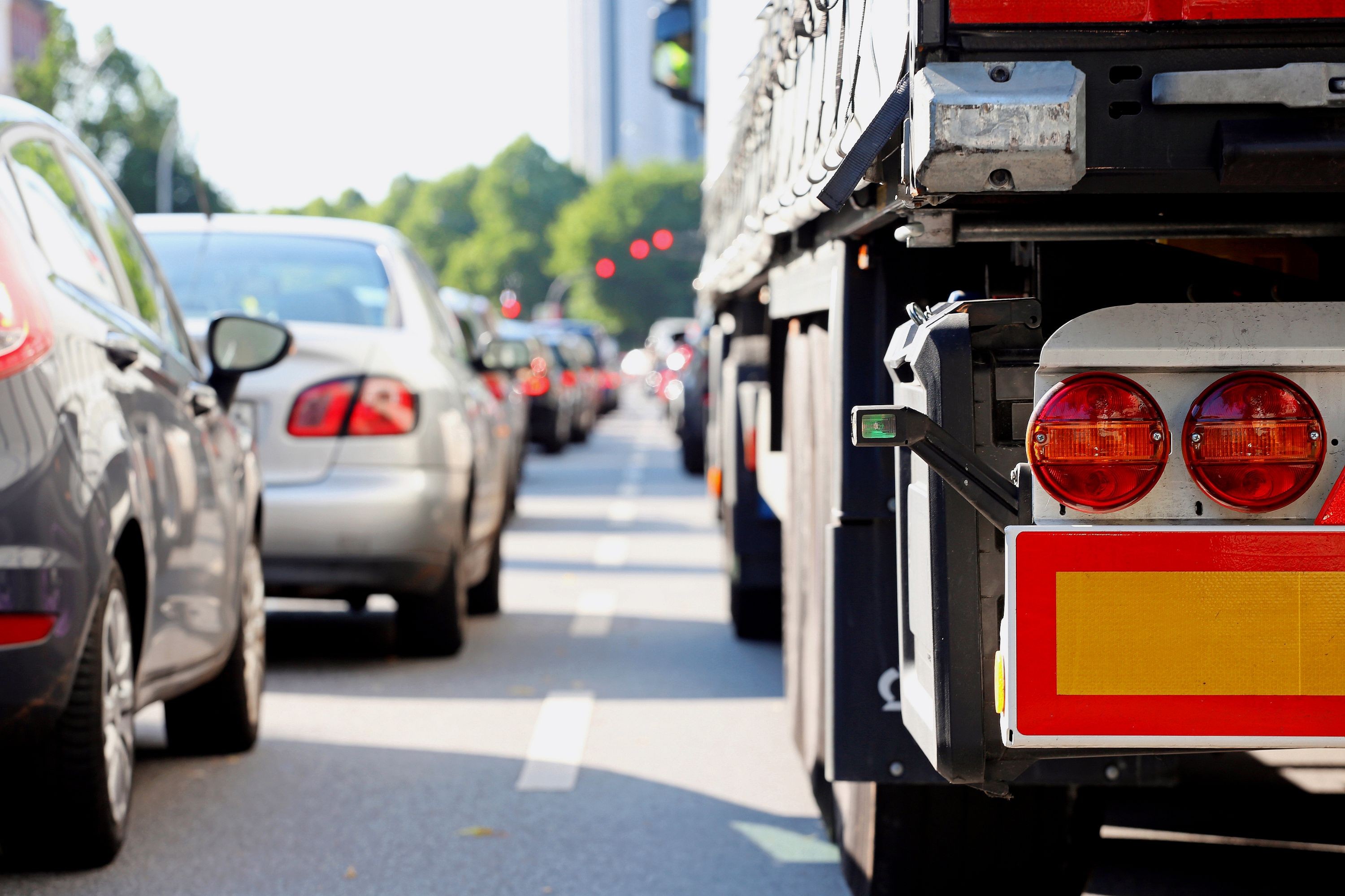 Stau auf Autobahn (Symbolbild)