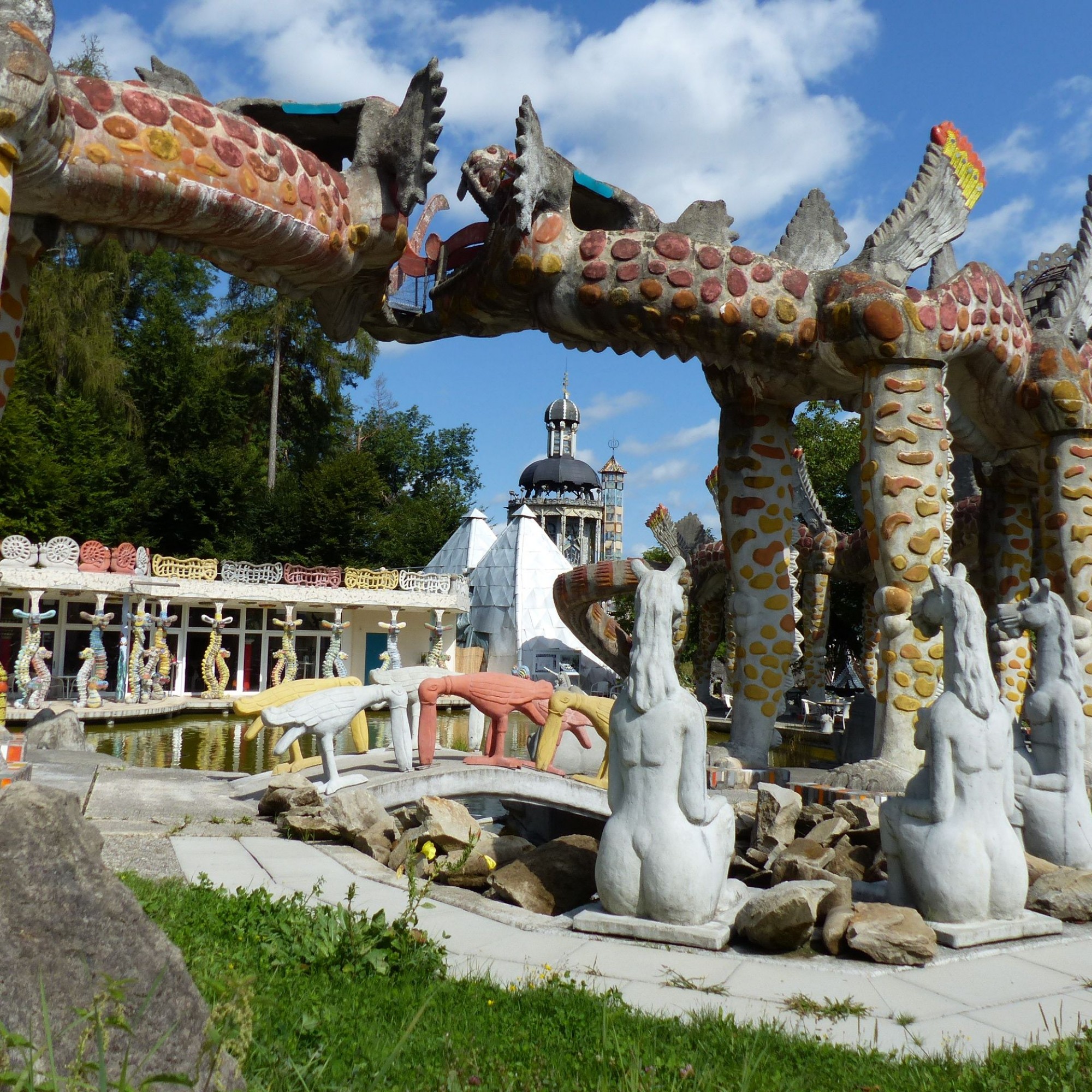 Tierversammlung am Wassergarten