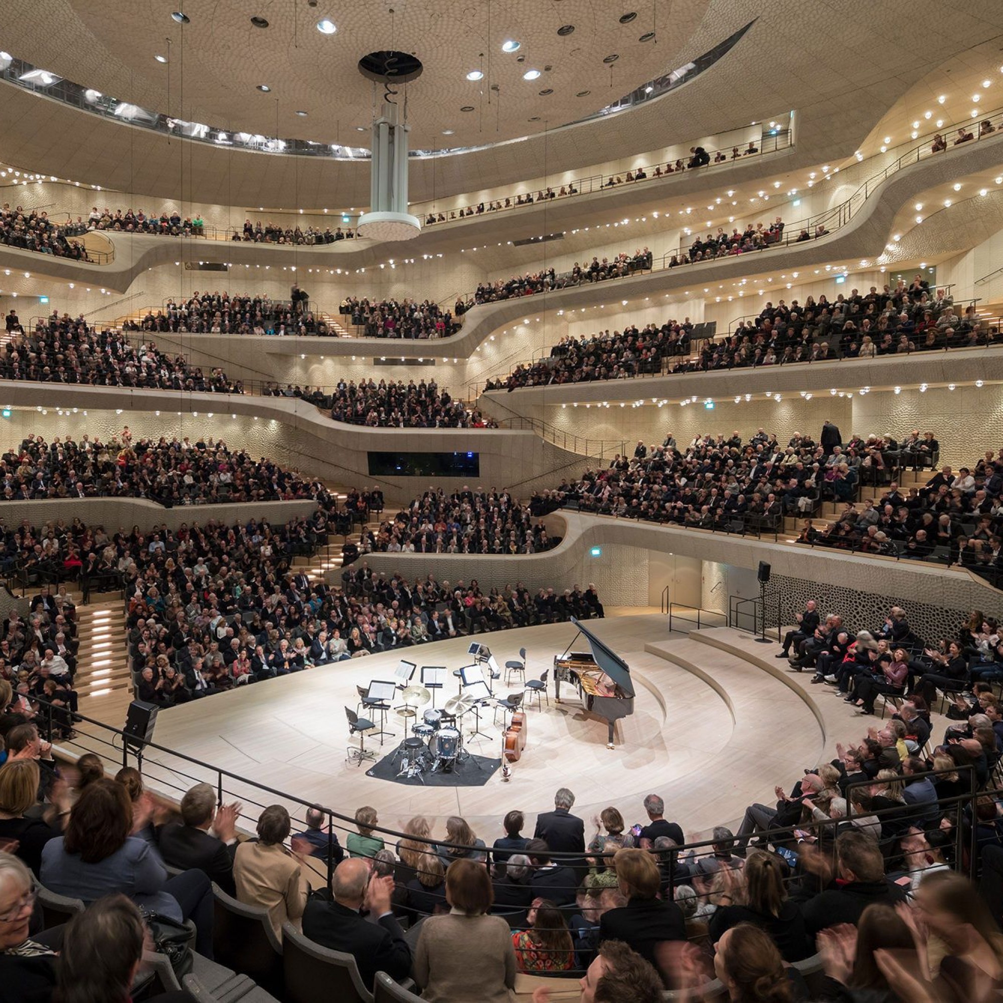 Konzertsaal der Elbphilharmonie.