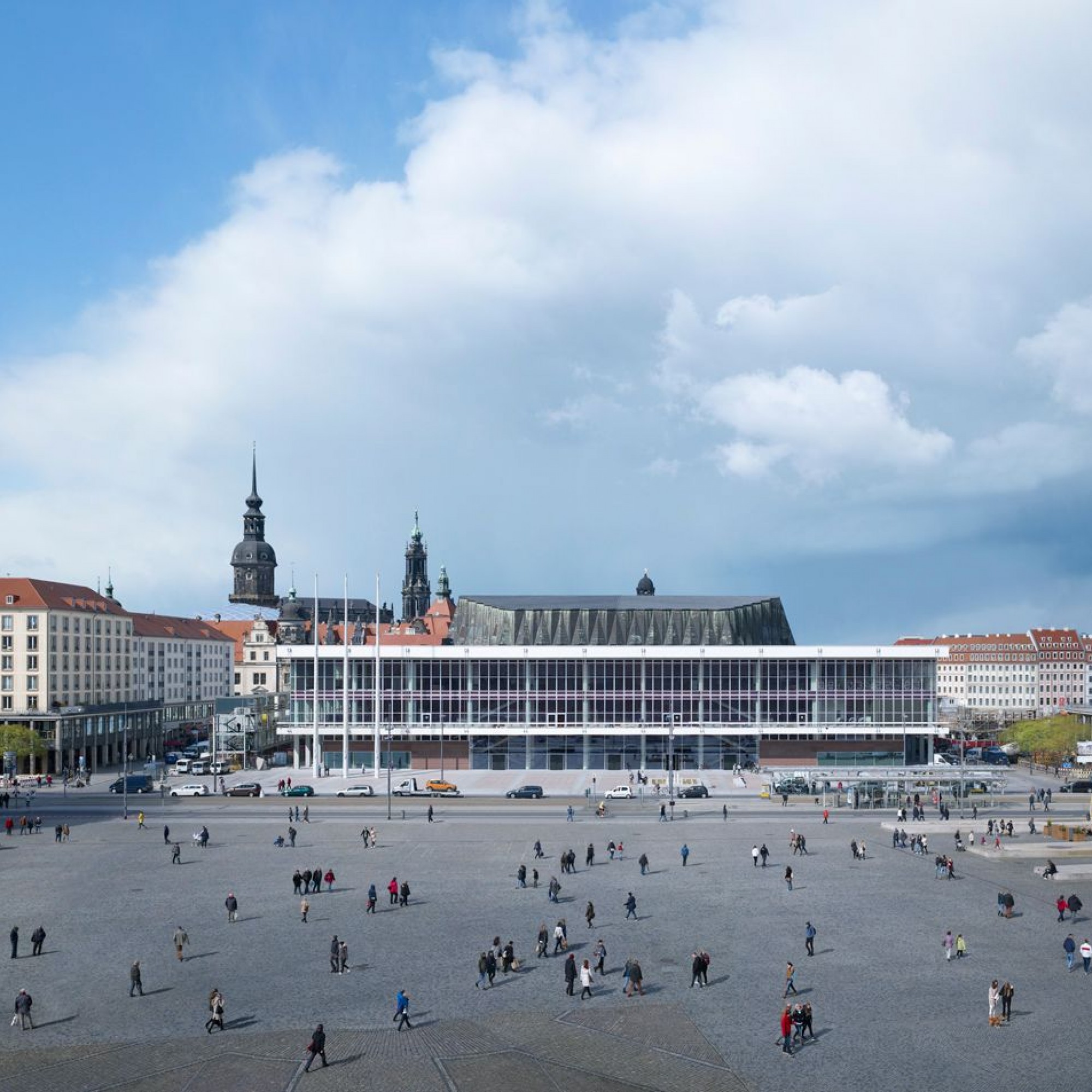 DAM-Preisträger 2019: gmp – Architekten von Gerkan, Marg und Partner mit der Modernisierung und dem Umbau des Kulturpalastes Dresden.