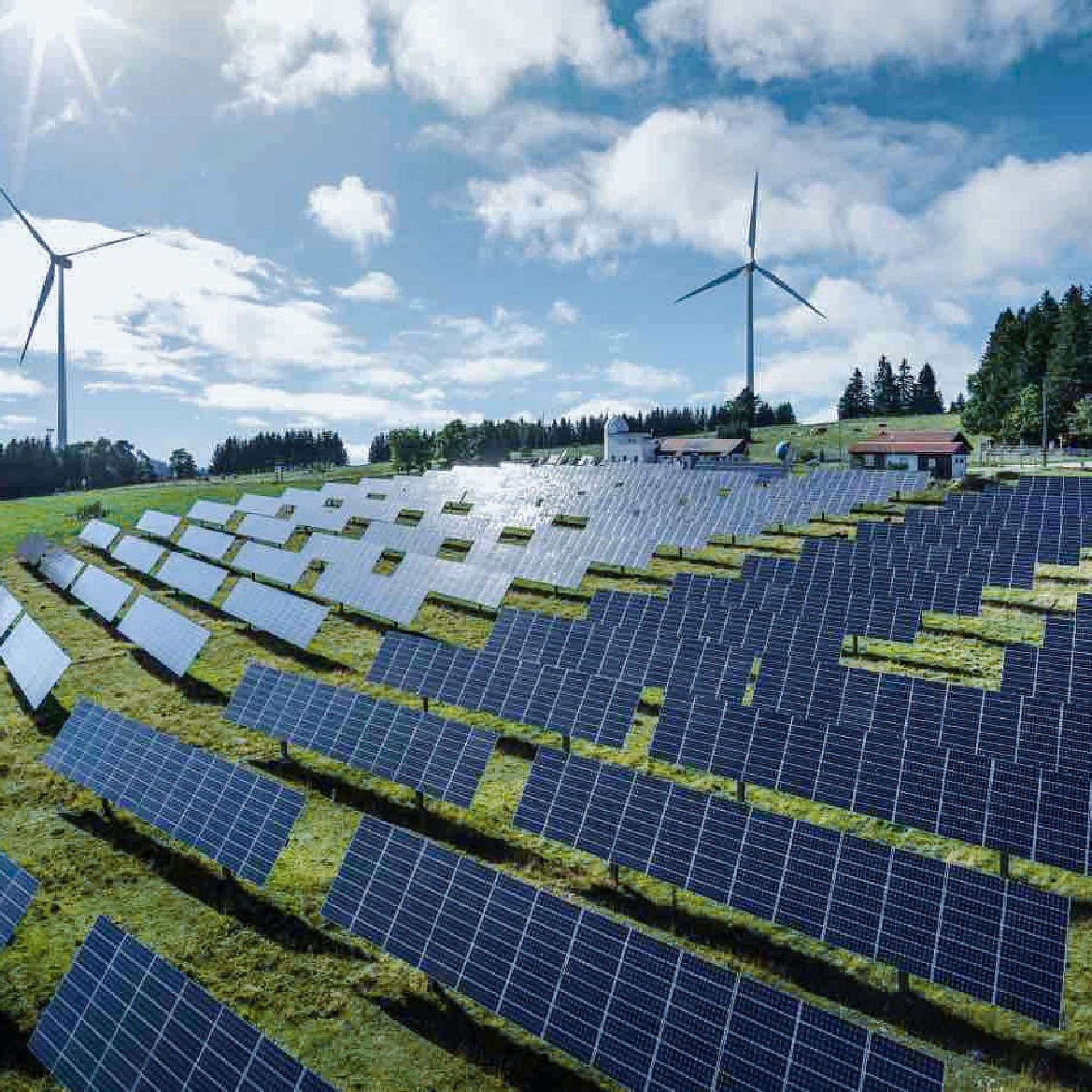 Solarkraftwerk Mont-Soleil: Die Energiestrategie 2050 macht Investitionen in die Energieversorgung nötig.
