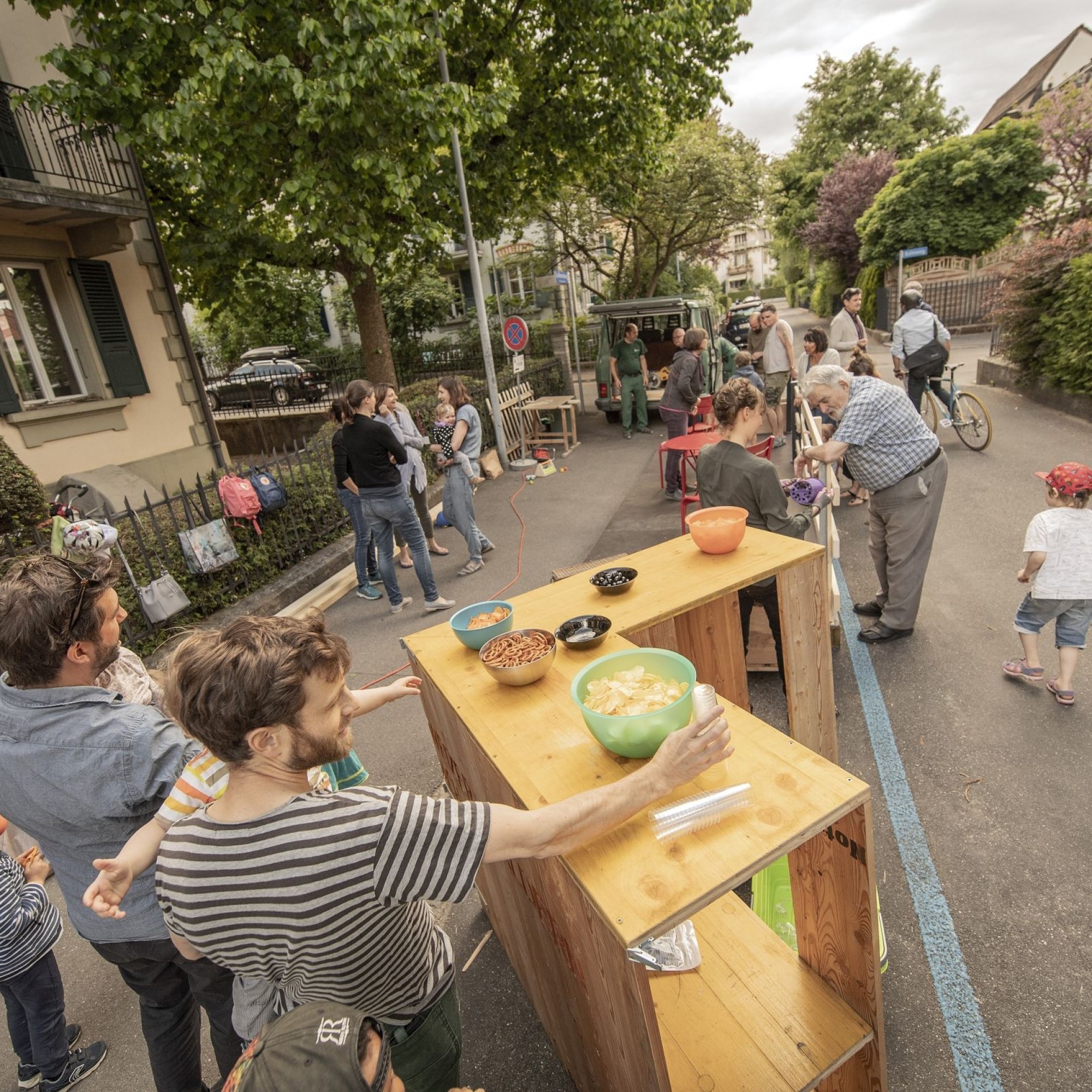 Pop-up Bern am Graffenriedweg im Weissenbühlquartier