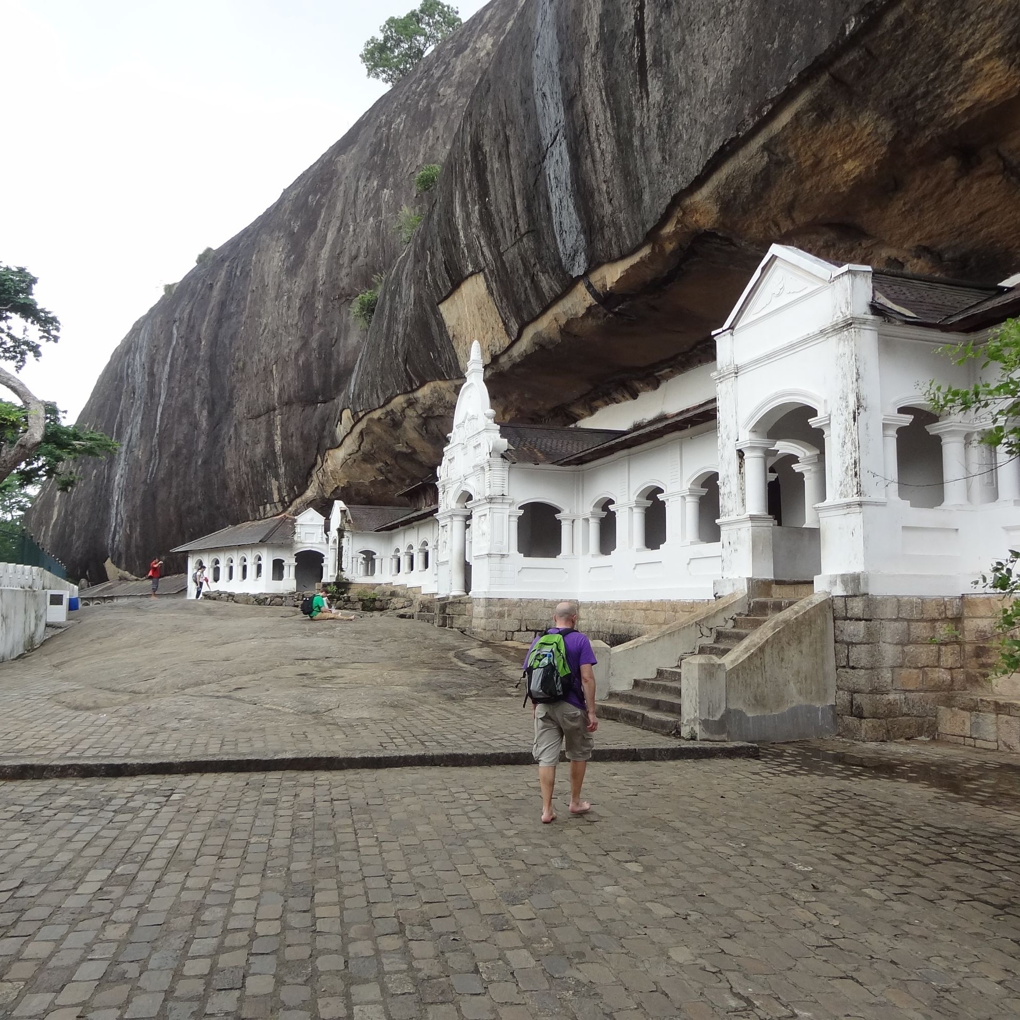 Sri Lanka: Eingang zum Dambulla Höhlentempel