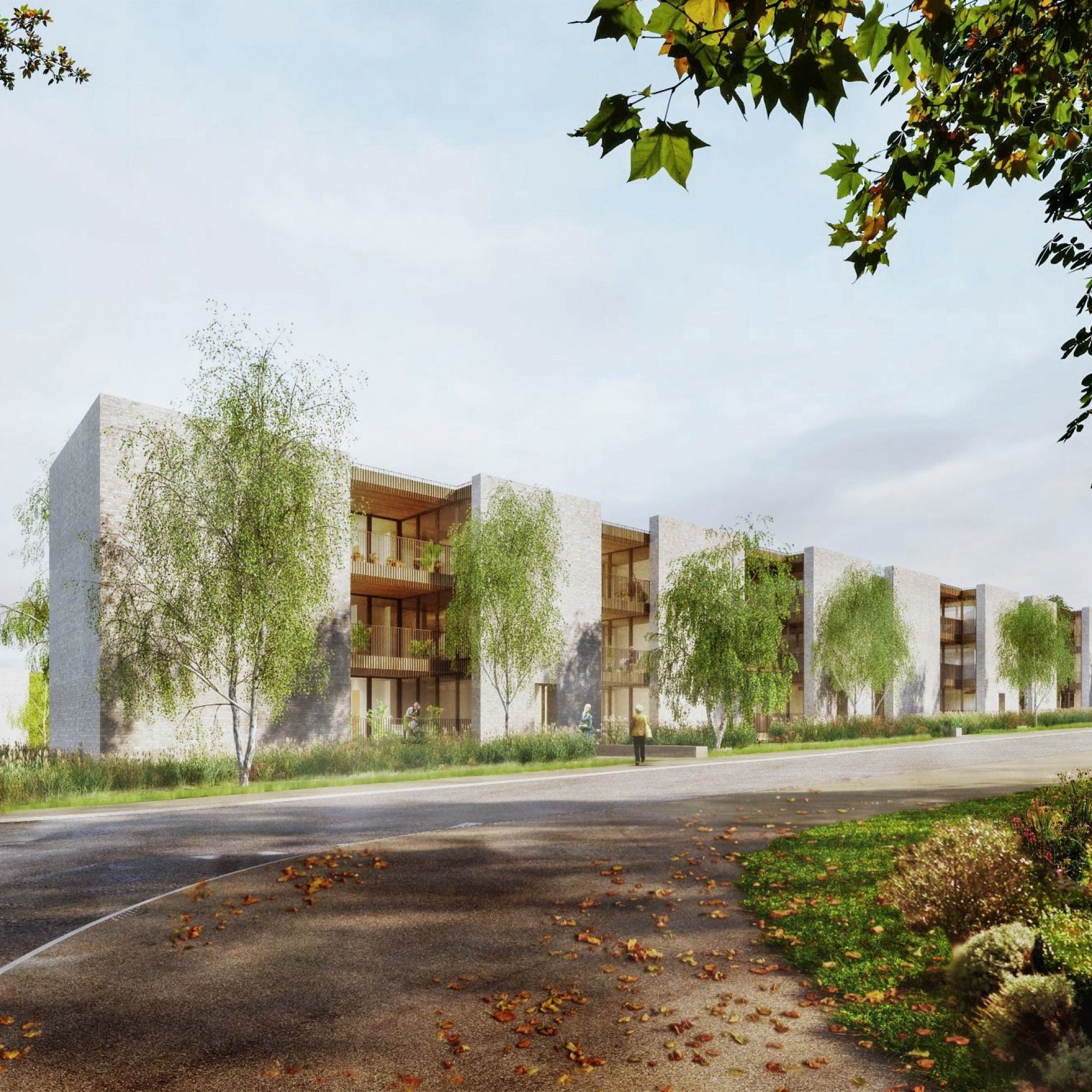 Das Siegerprojekt für die neue Wohnüberbauung am bisherigen SRG-Standort auf dem Basler Bruderholz