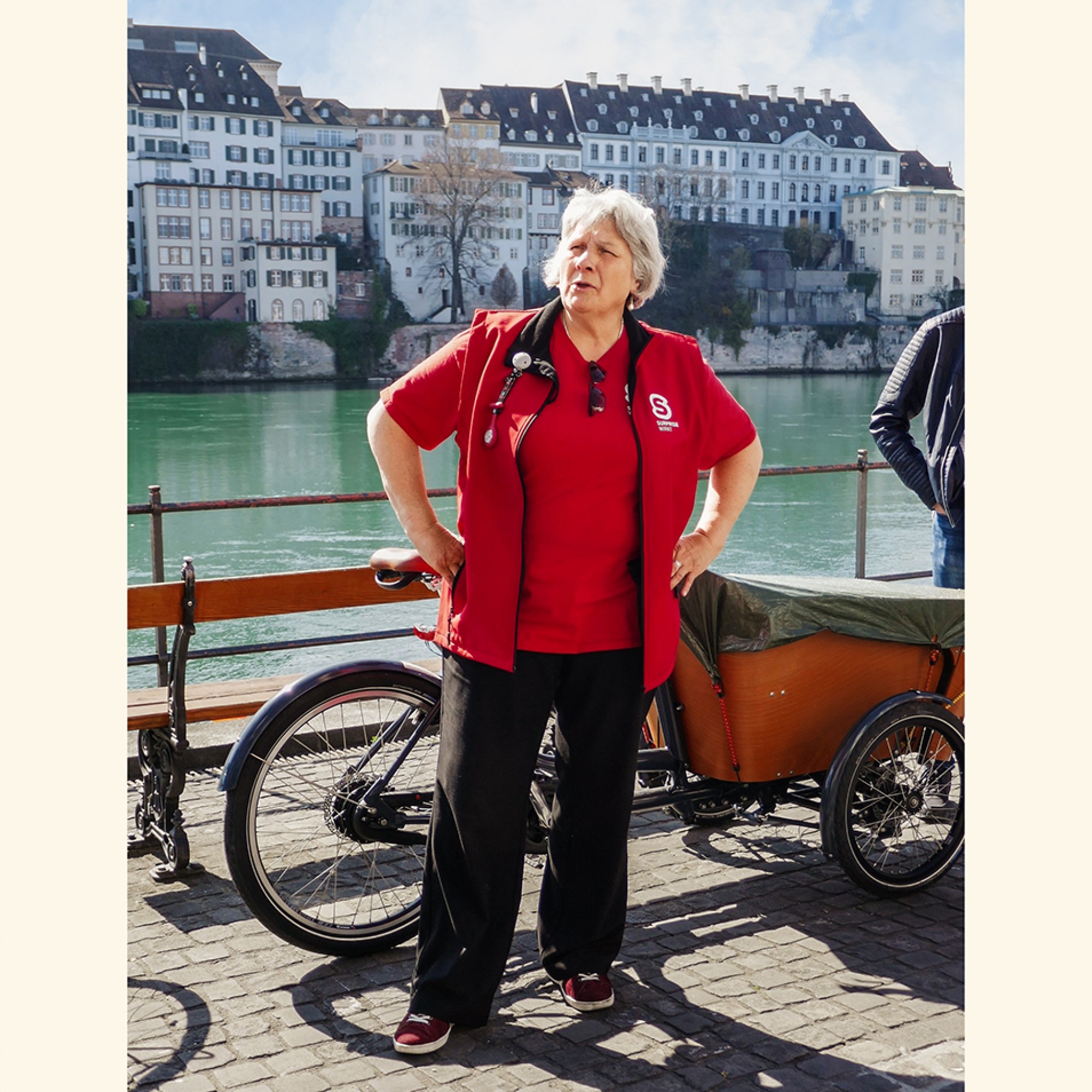 Lilian Senn gibt auf den Stadtführungen Einblick in ihr einstiges Leben als Obdachlose in Basel.