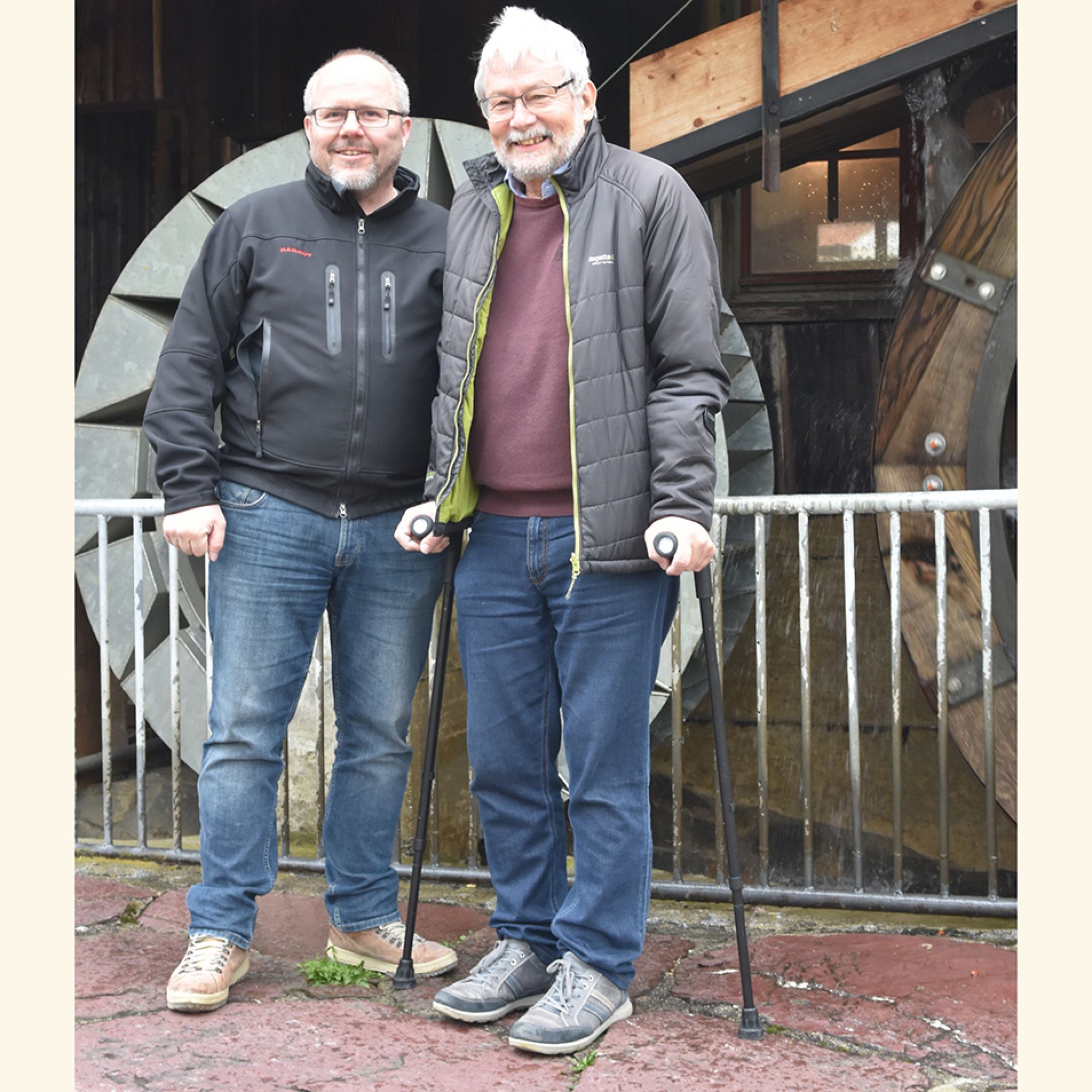 Leidenschaft für Meiers Sammlung: Markus Frick, Präsident des Fördervereins und Emil Heuberger, Stiftungsratspräsident (v.l.). 