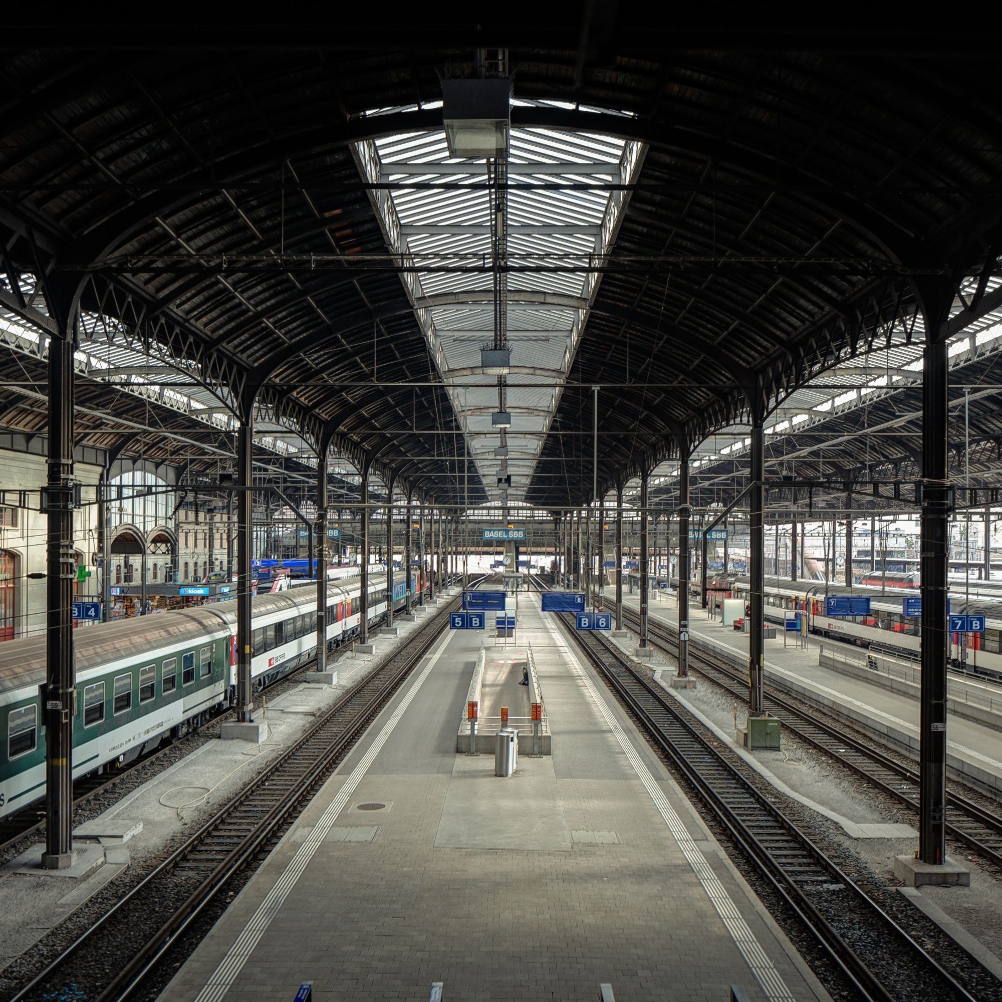 Die Perronhallen stehen unter Denkmalschutz