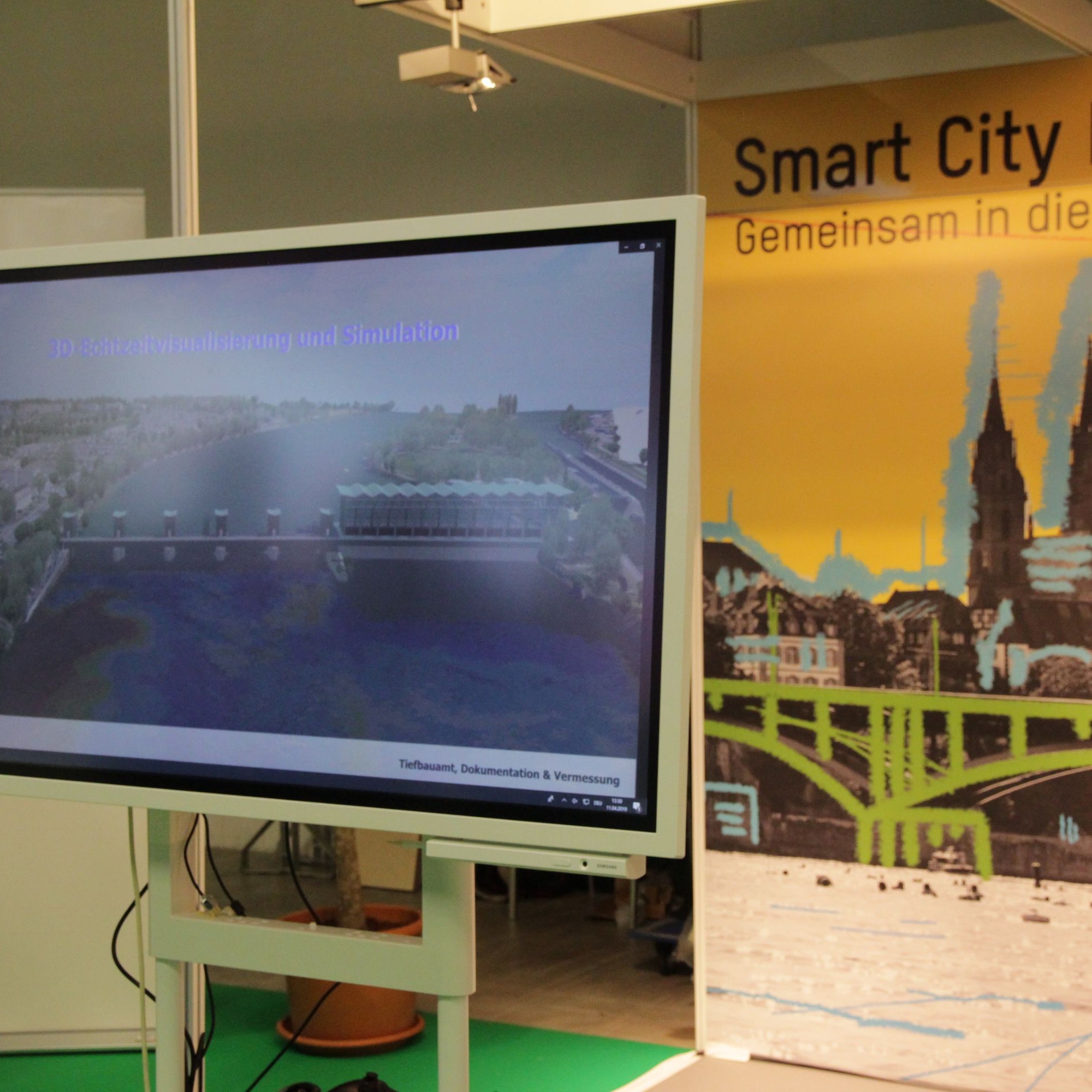 Stand an der Smart Suisse: Smart City Basel