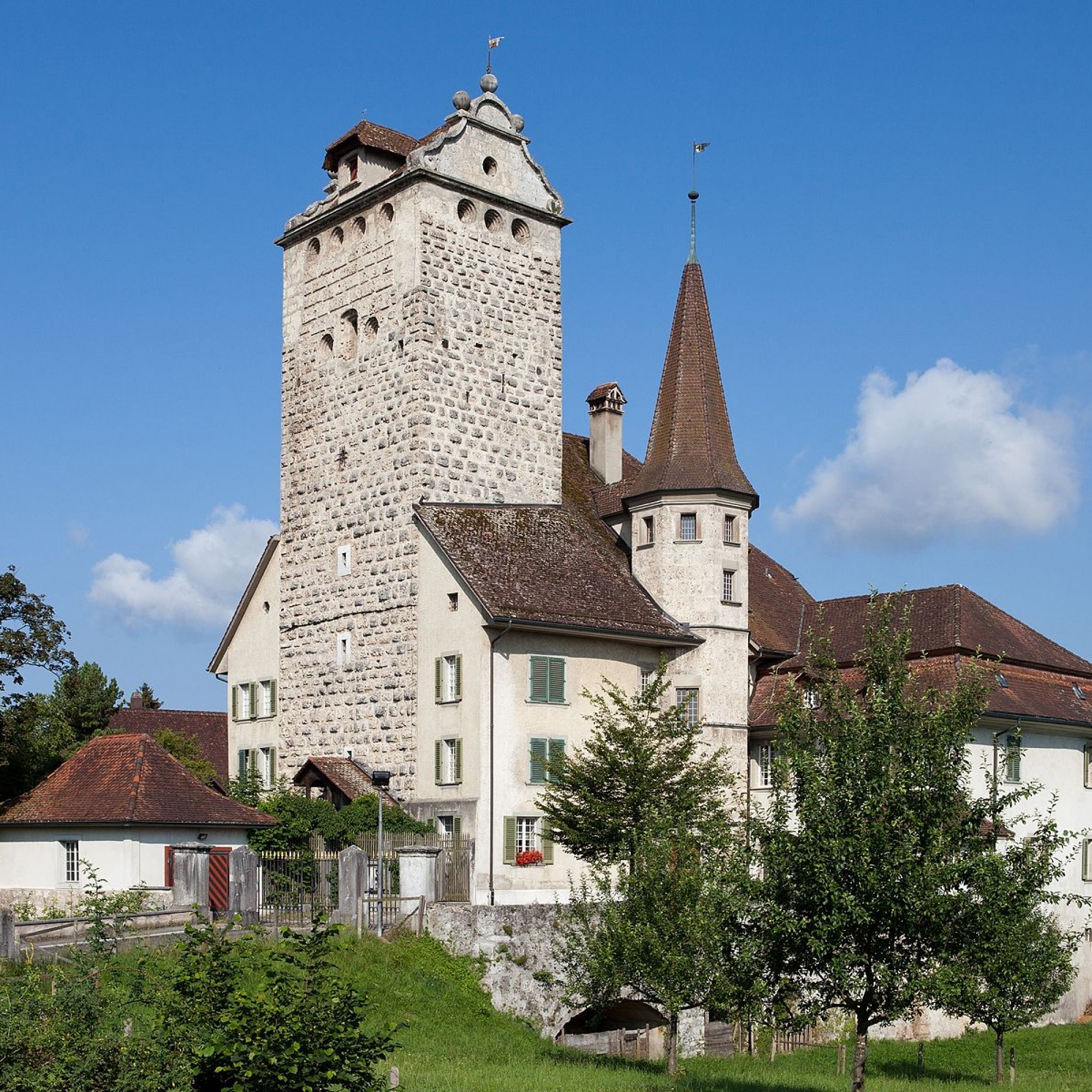 Das Schloss Aarwangen entstand im 13. Jahrhundert.