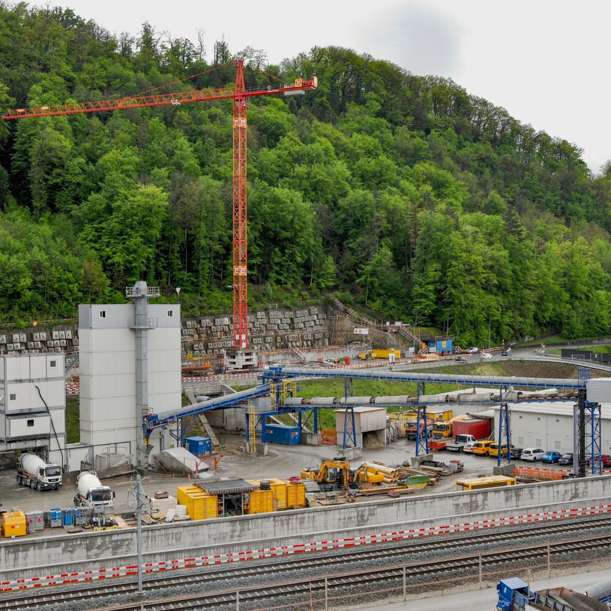 Eppenbergtunnel-Baustelle