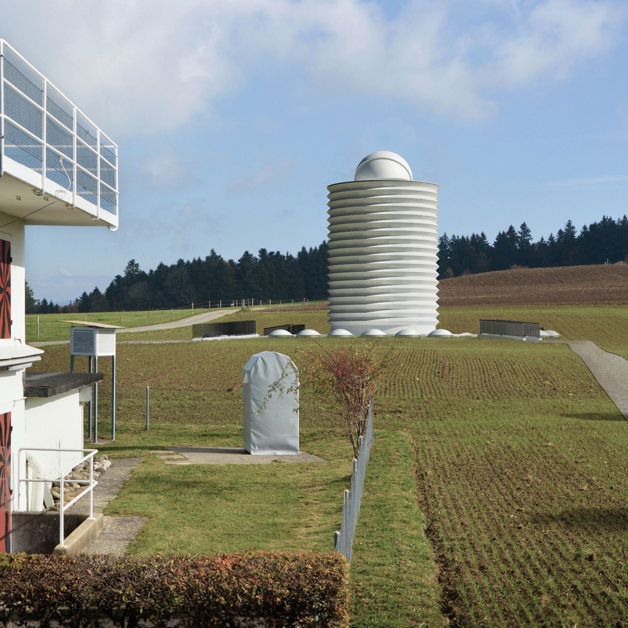 Die Sternwarte soll in der Nähe des alten Observatoriums zu stehen kommen.