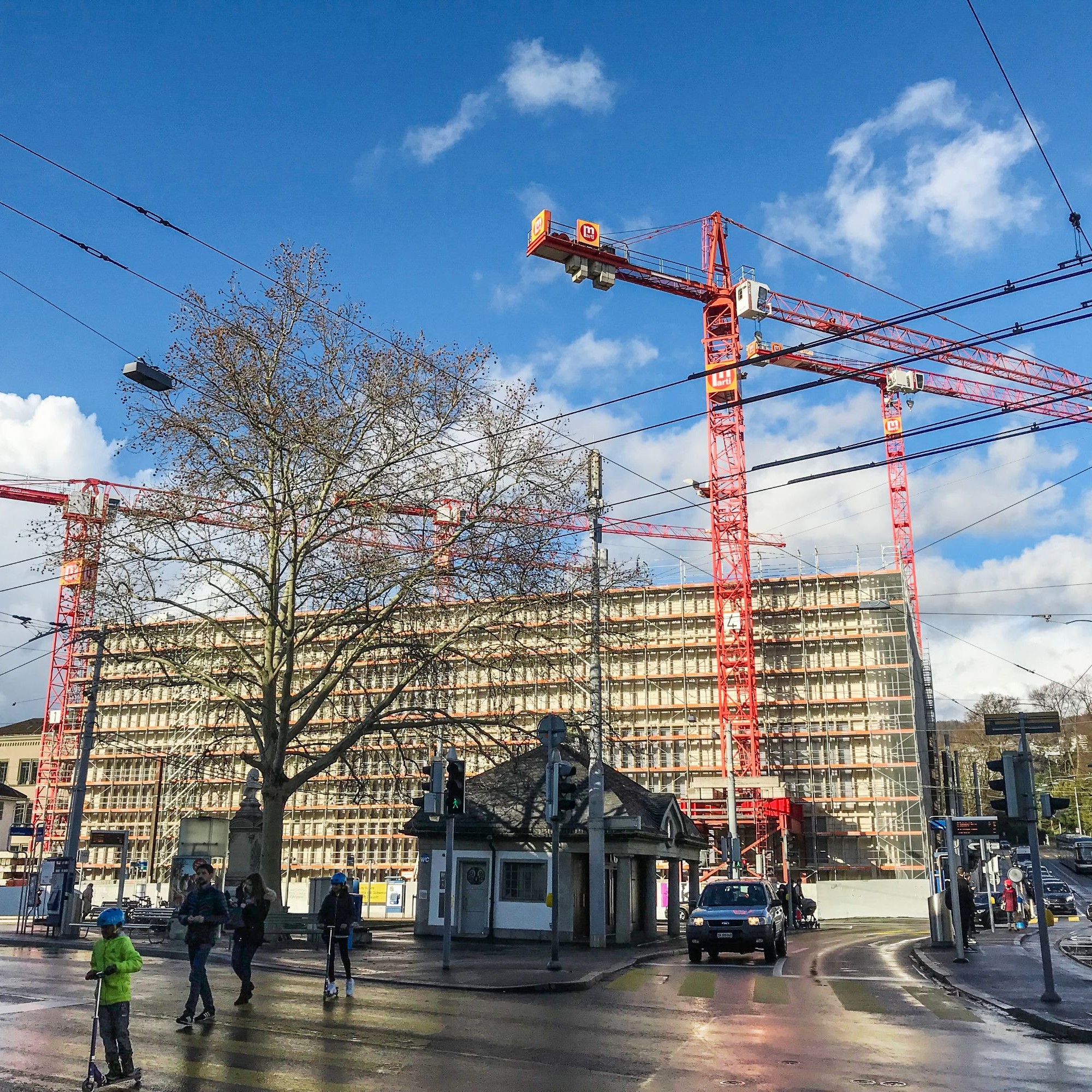 Der Erweiterungsbau für das Kunsthaus wird im Winter 2020 fertiggestellt sein.