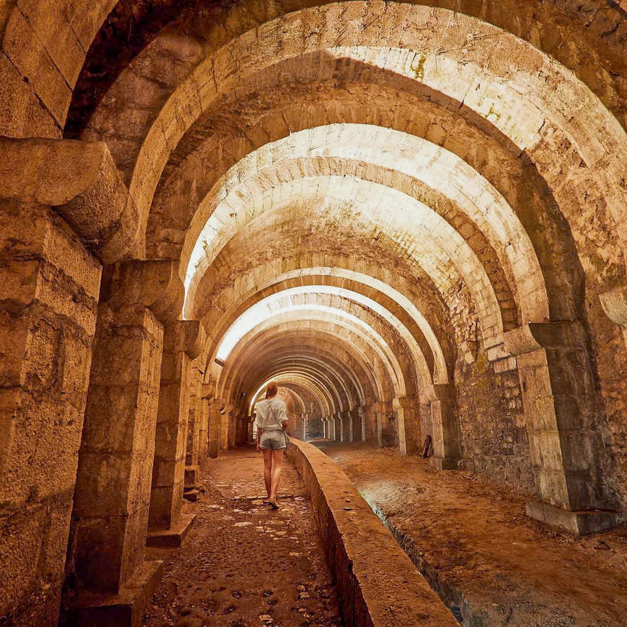 Imposant: Blick in die unterirdischen Stollen der «Grossen Saline» von Salin-les-Bains.