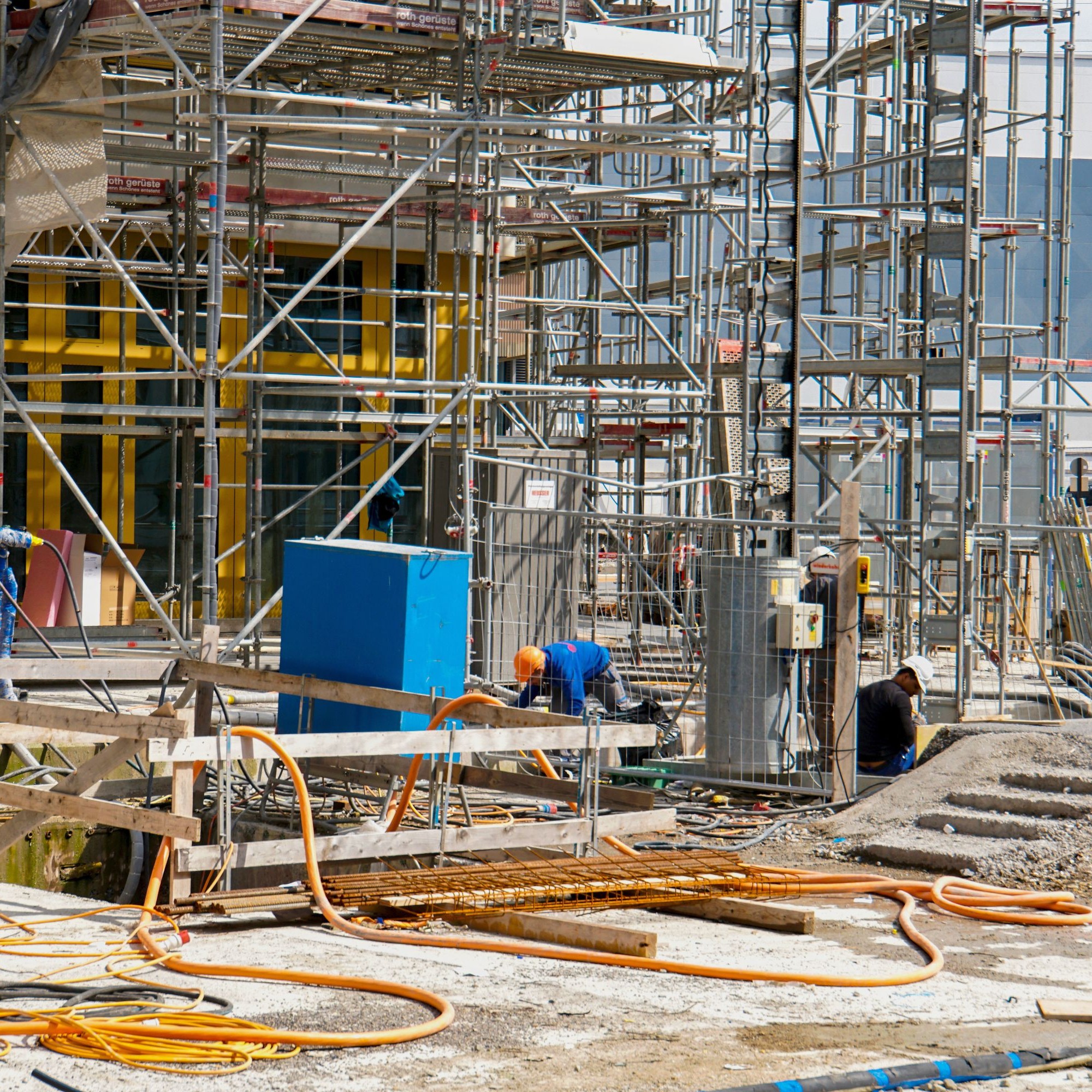 Baustelle Gartenhochhaus Aglaya: Auf dem Suurstoffi-Areal in Risch-Rotkreuz ZG entsteht neuer Wohnraum. 