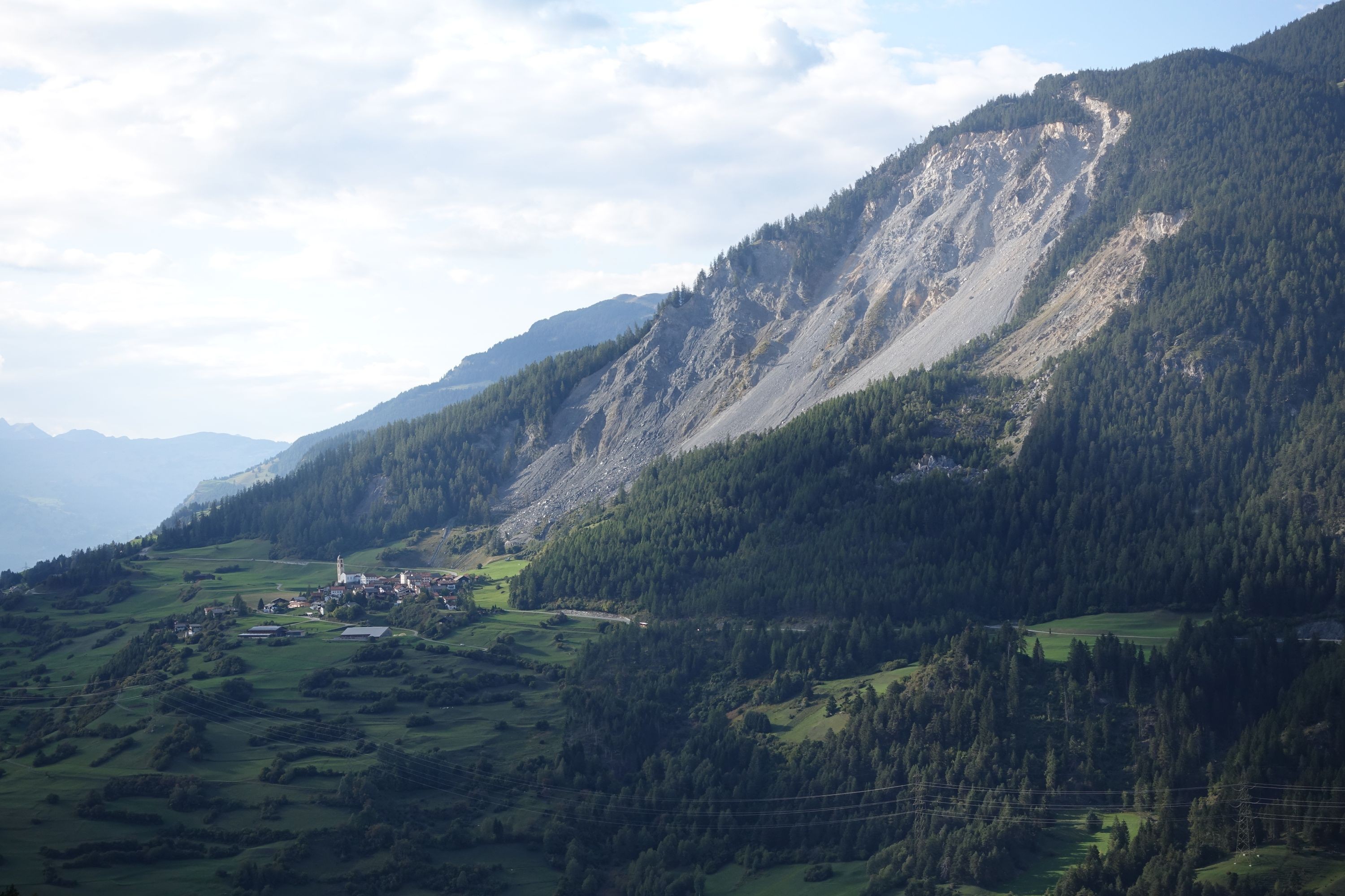 Das Dorf Brienz/Brinzauls in der Gemeinde Albula/Alvra (GR)