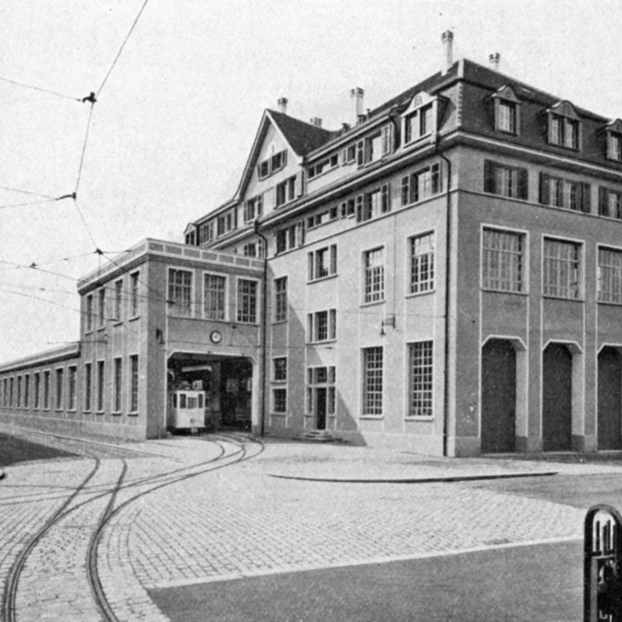 Verwaltungsgebäude Elisabethenstrasse 27, 1951.