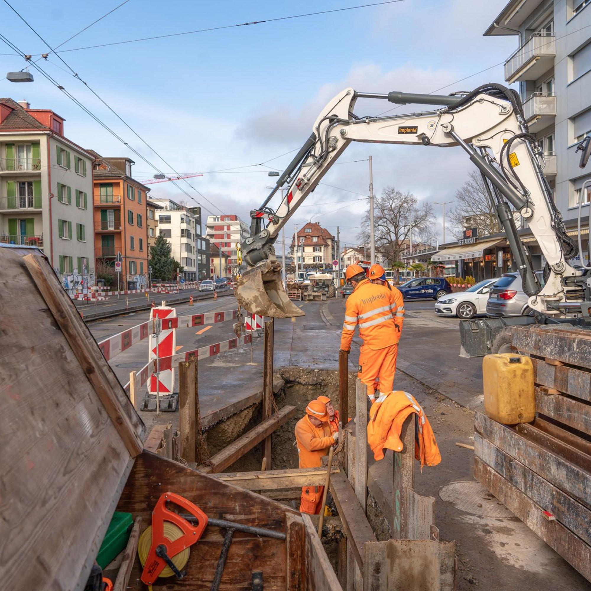 Bauarbeiten Limmattalbahn erste Etappe