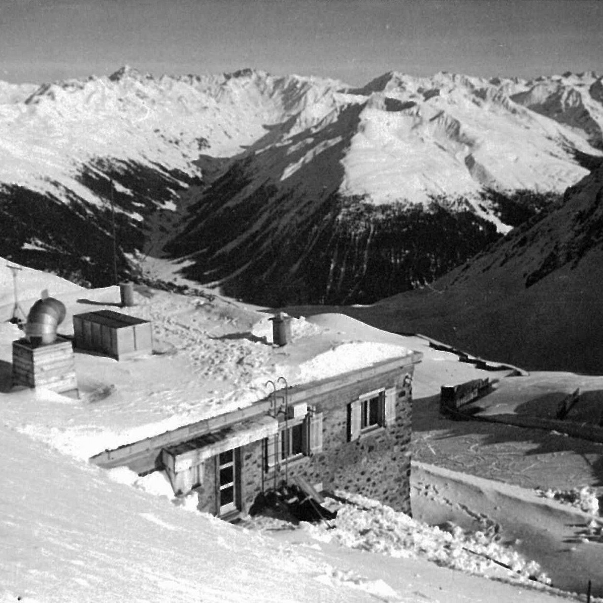 Institutsgebäude SLF, Weissfluhjoch Davos 1947