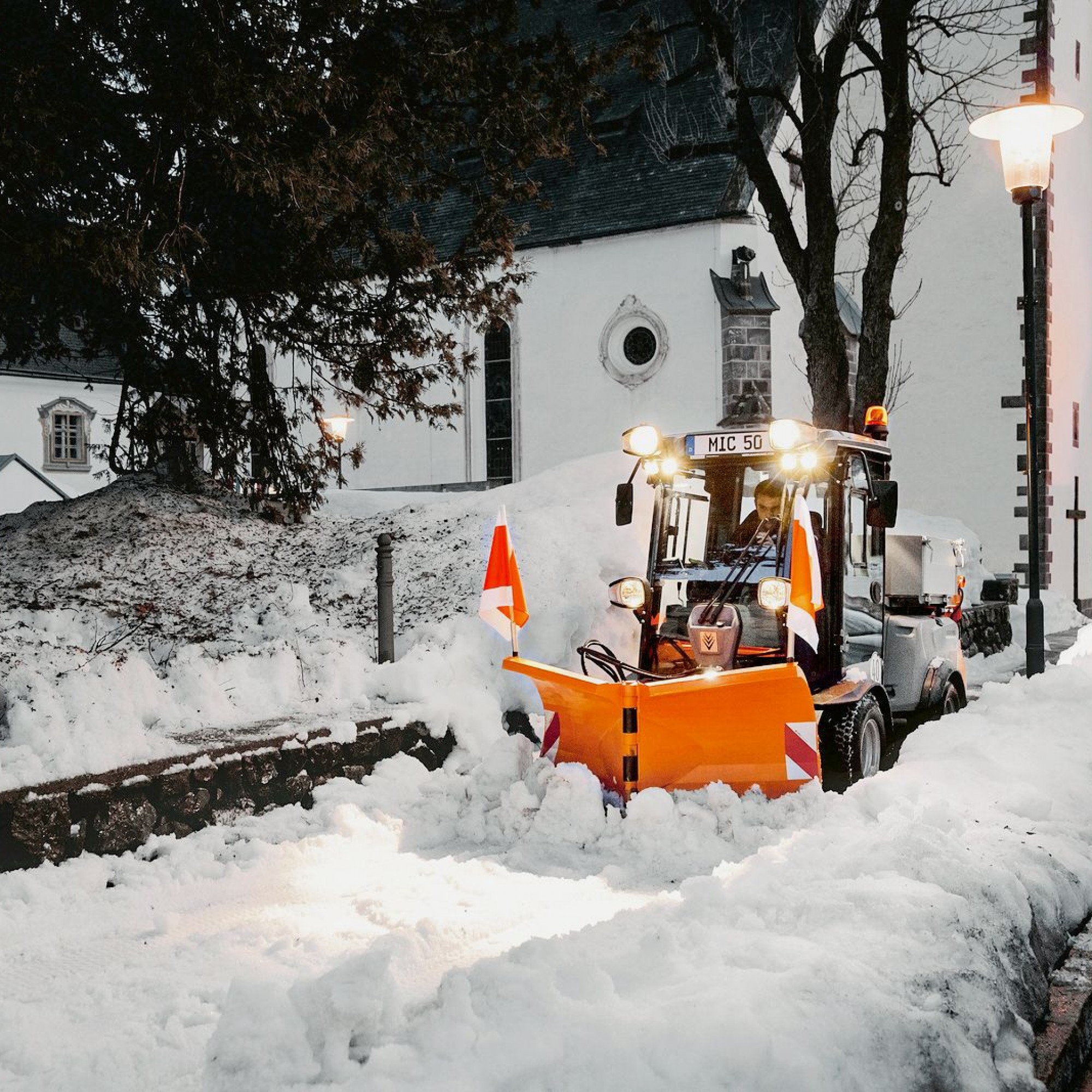 Die MIC 70 im Wintereinsatz