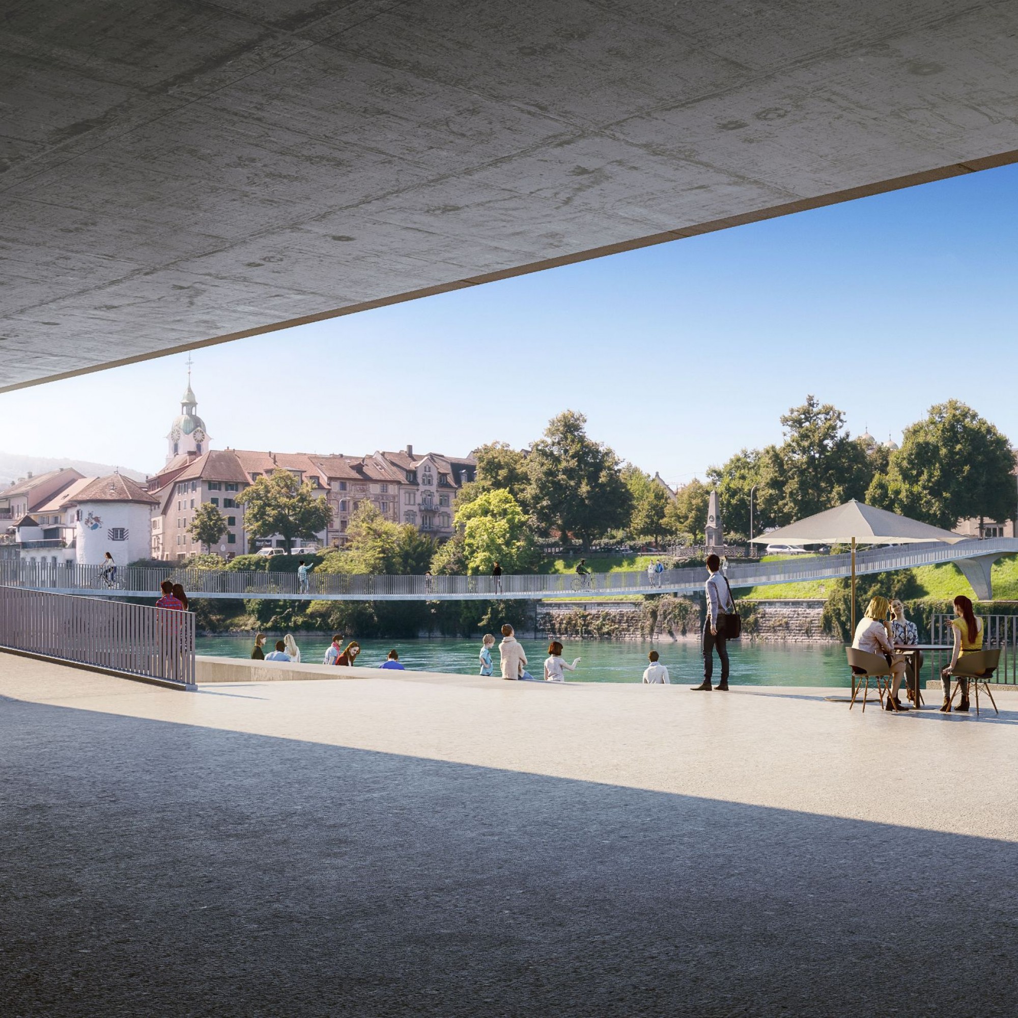 Visualisierung neuer Bahnhofplatz Olten