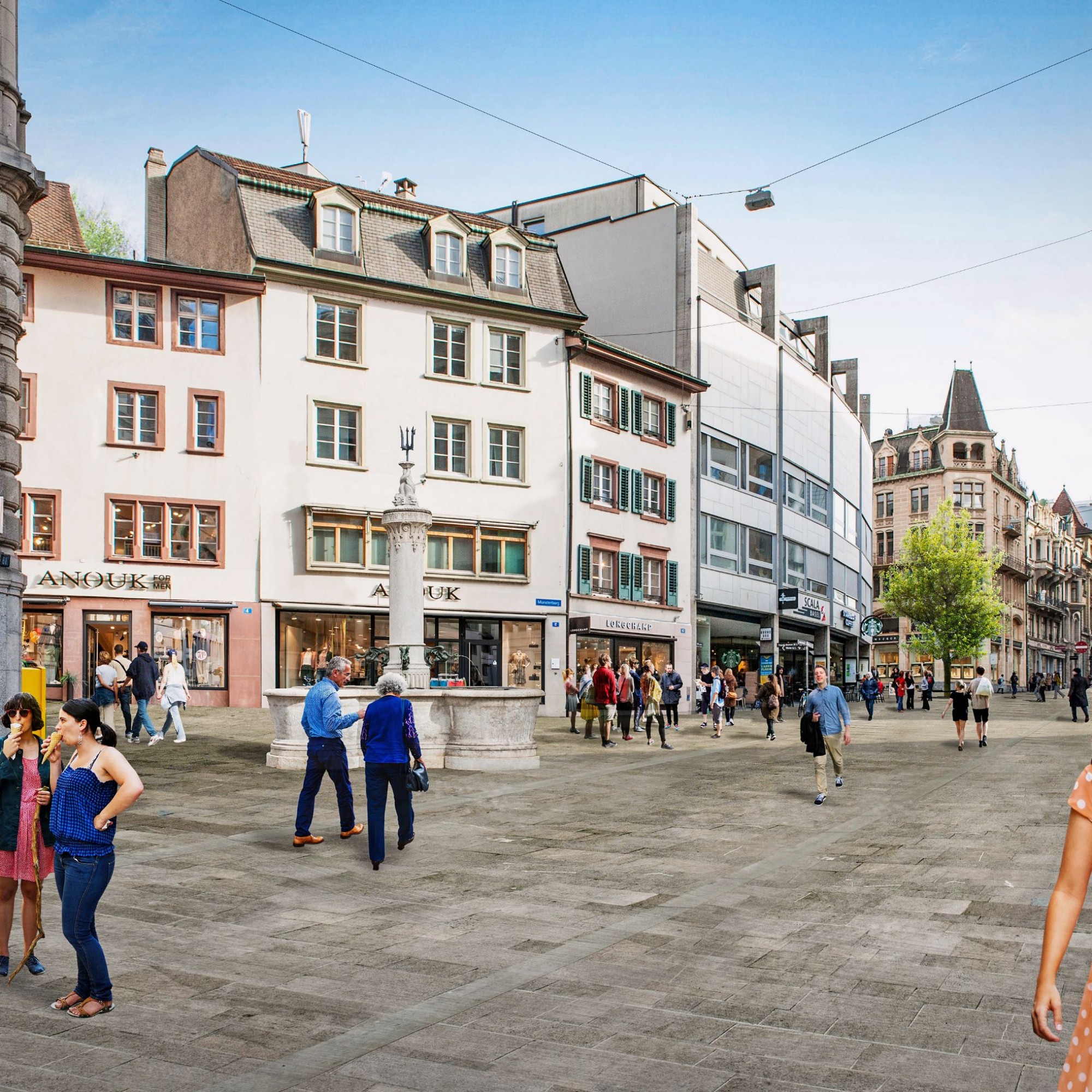 Freie Strasse Einkaufsstrasse Basel