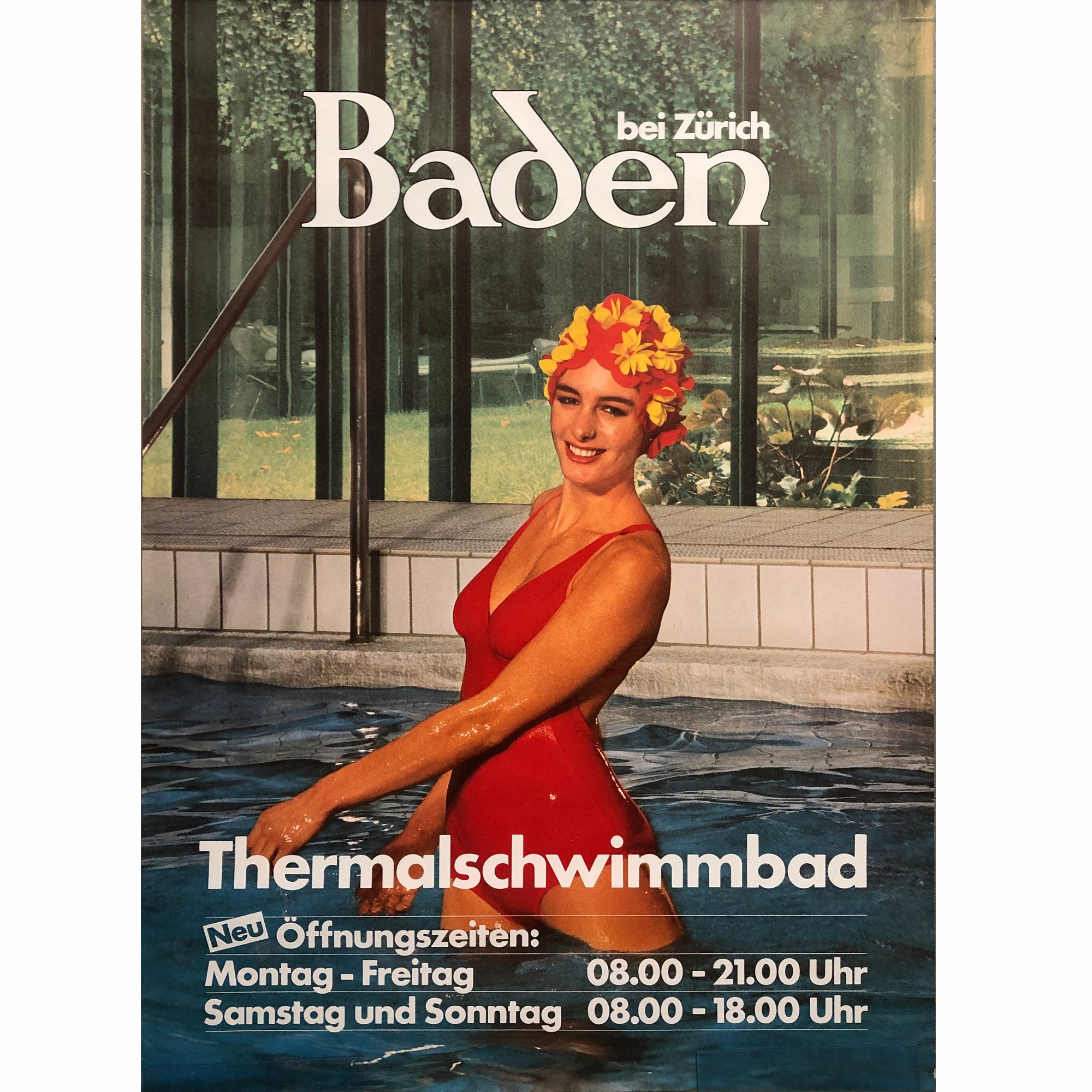 Plakat, Thermalbad Baden. 