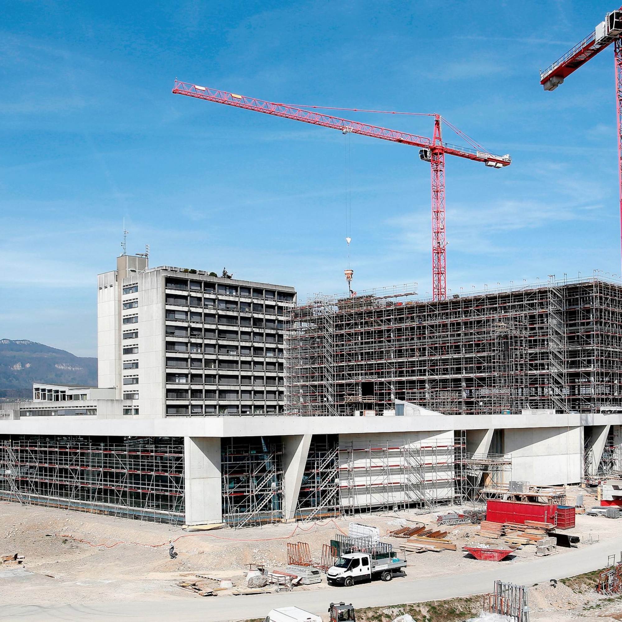 Baustelle Neubau Bürgerspital Solothurn