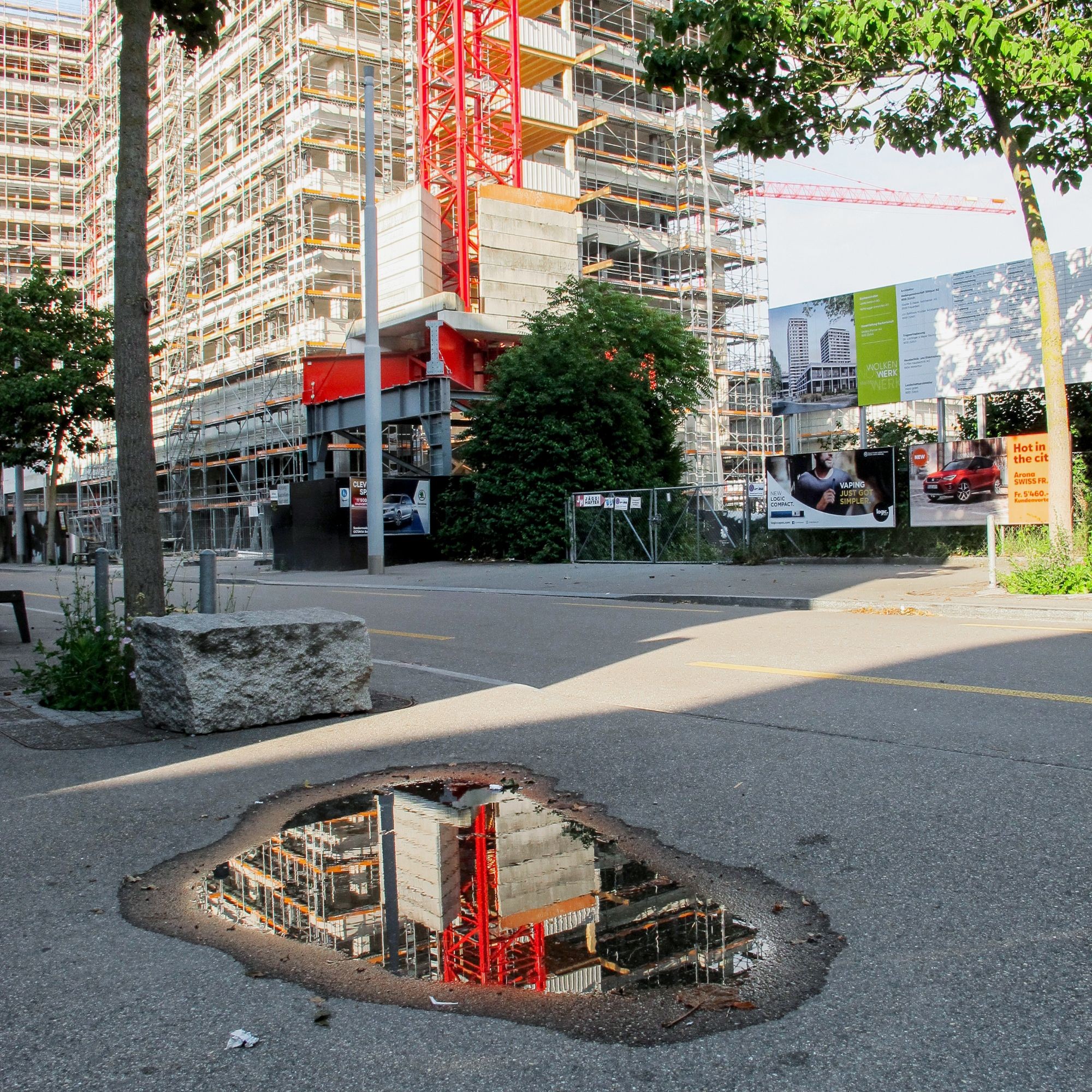 Grossüberbauung Zürich Wolkenwerk