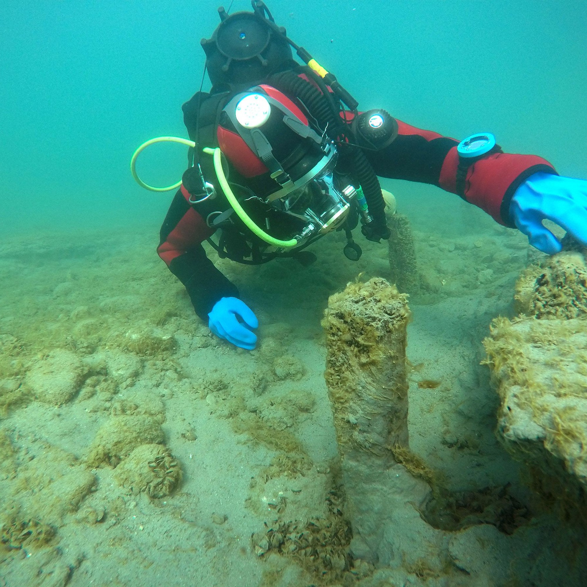 Erosionskante Thunersee Pfahlbauten