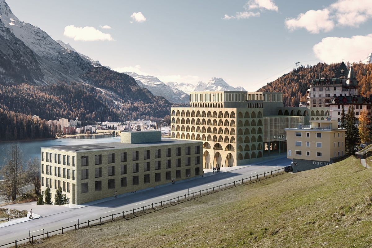 Visualisierung Serletta Süd in St. Moritz