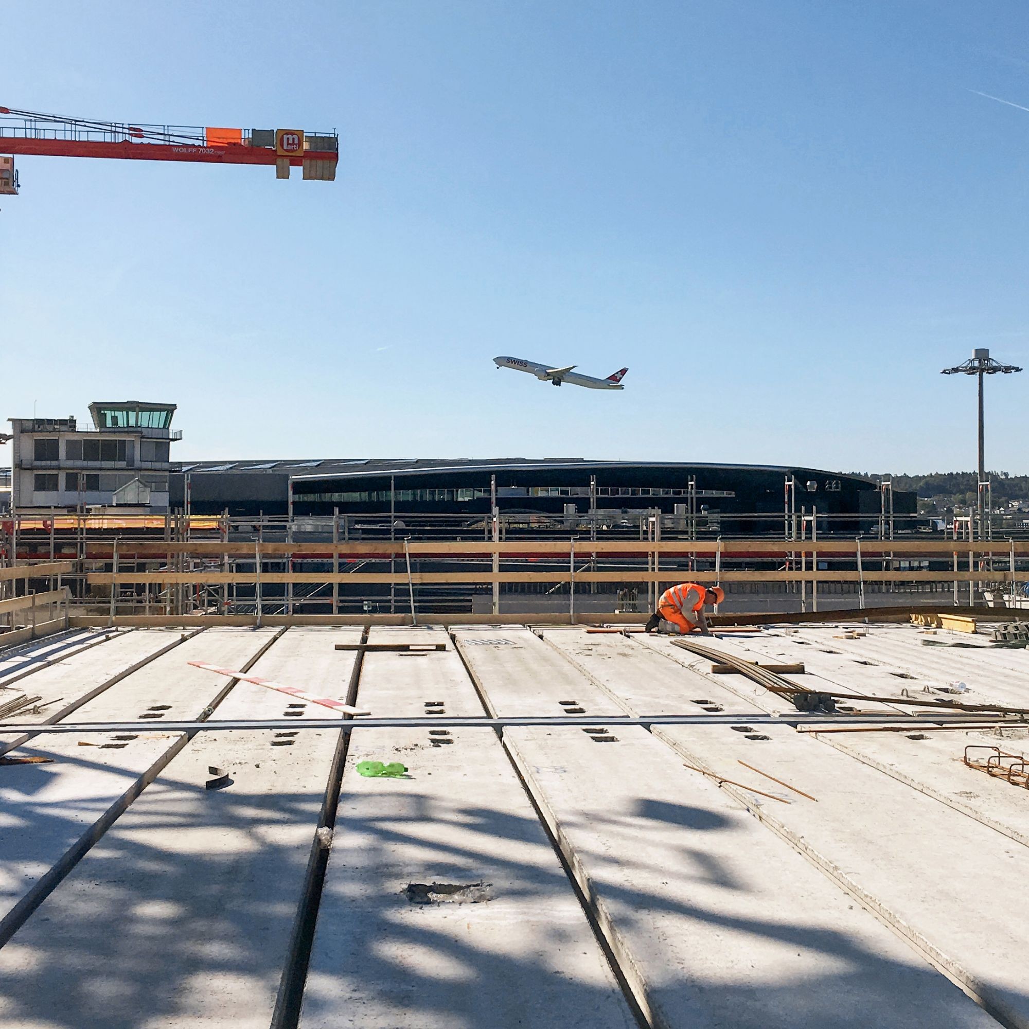 Rohbau Gepäcksortieranlage Flughafen Zürich