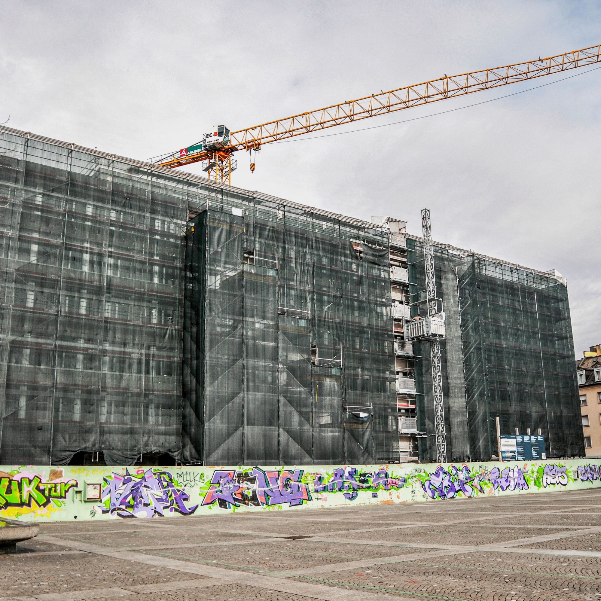 Städtische Baustelle