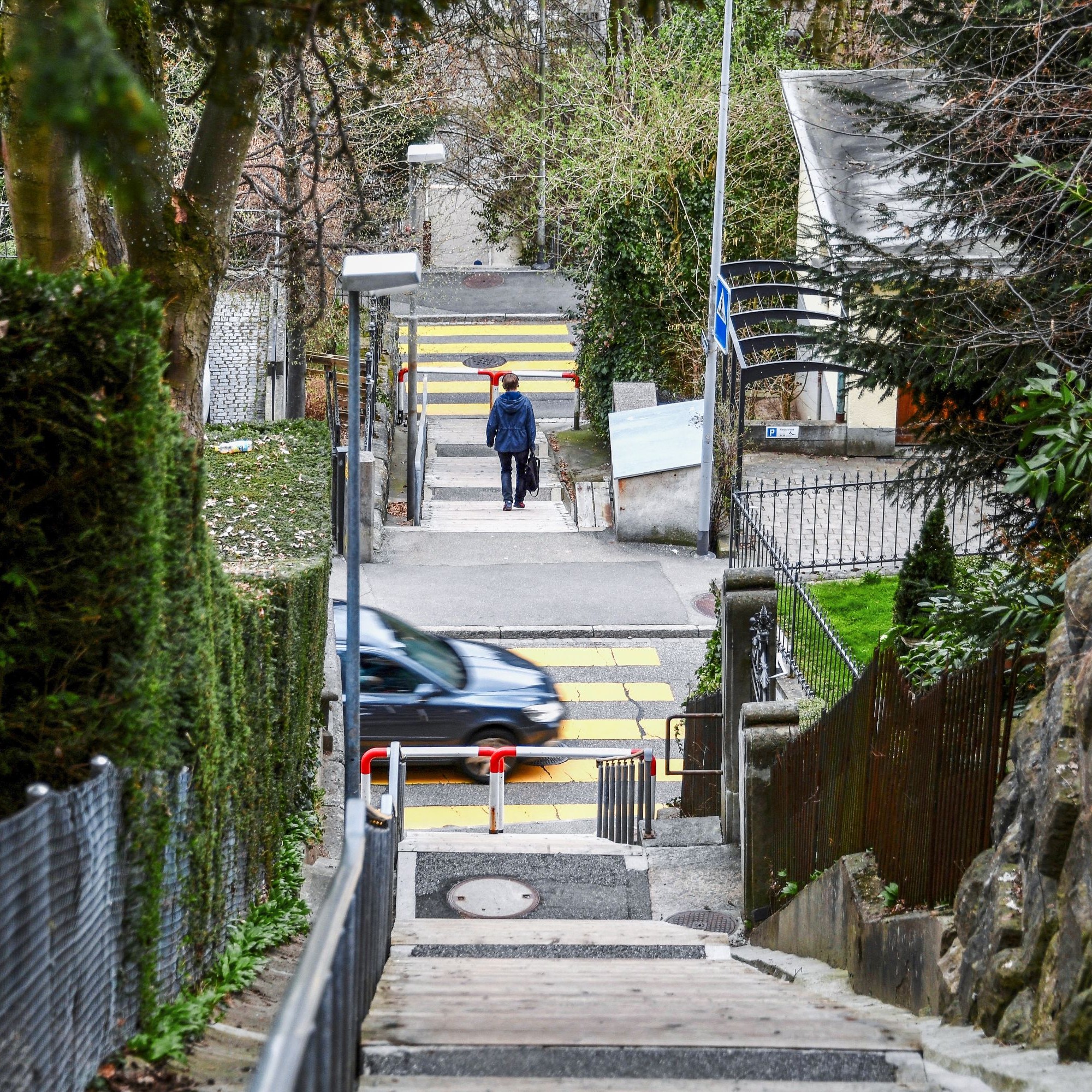 Treppe am Rosenberg in St. Gallen