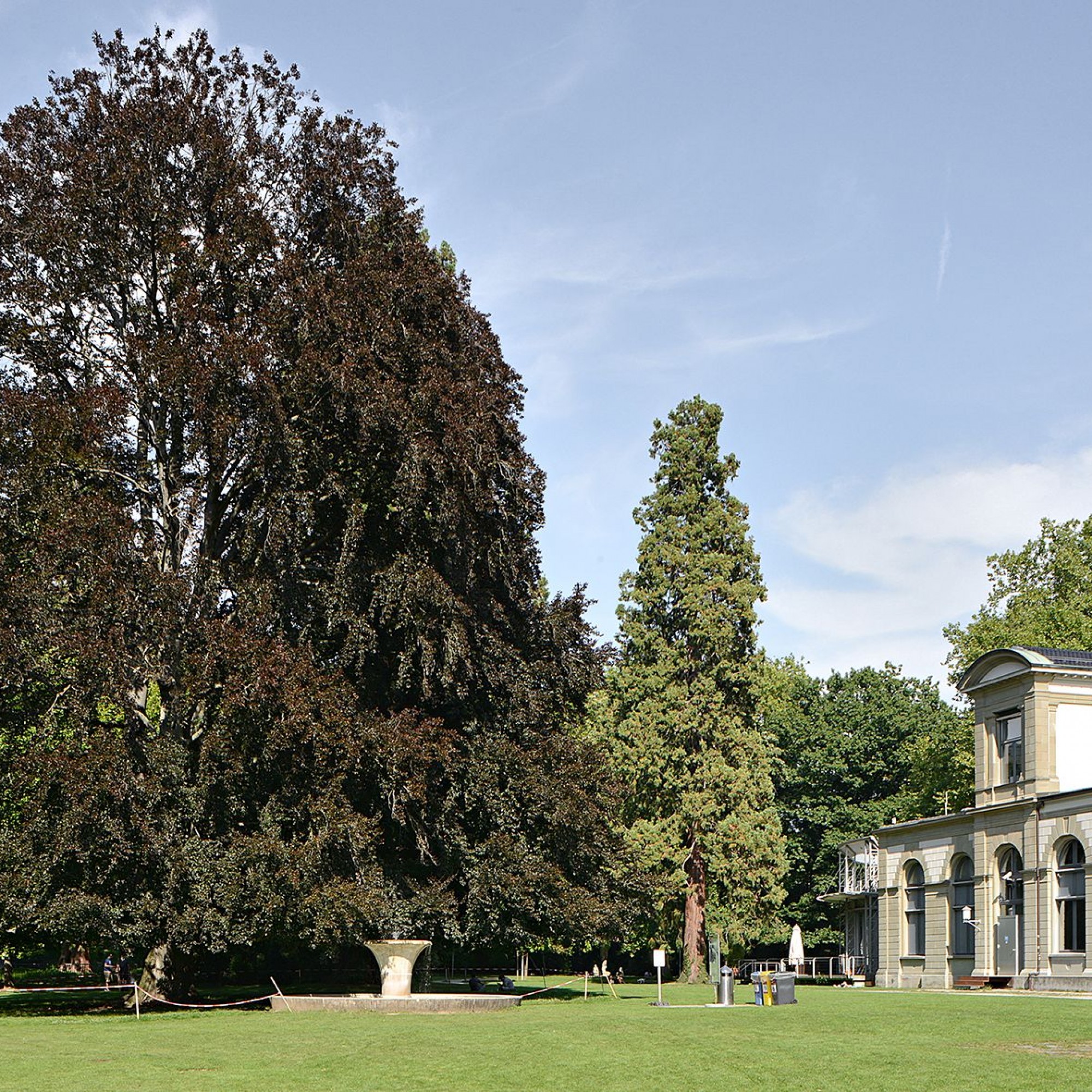 Kurpark in Baden.