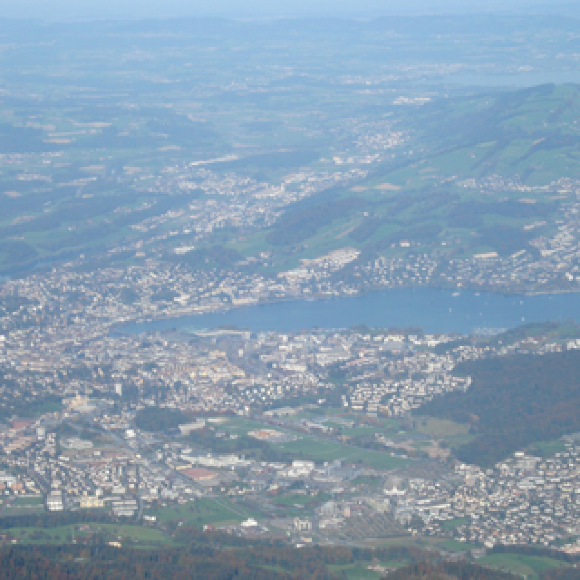 Haben die Luzerner Gemeinden bald keine Statthalter mehr? Blick vom Pilatus auf die Region Luzern.