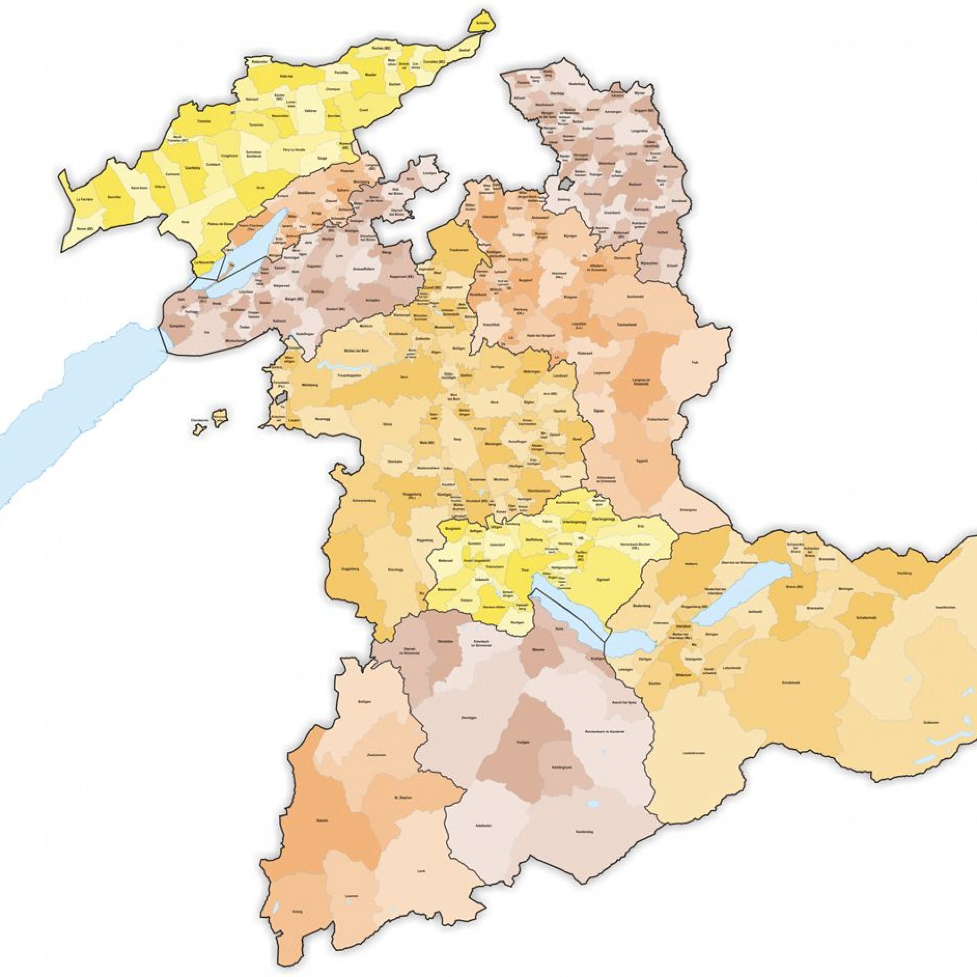 Gemeinden im Kanton Bern