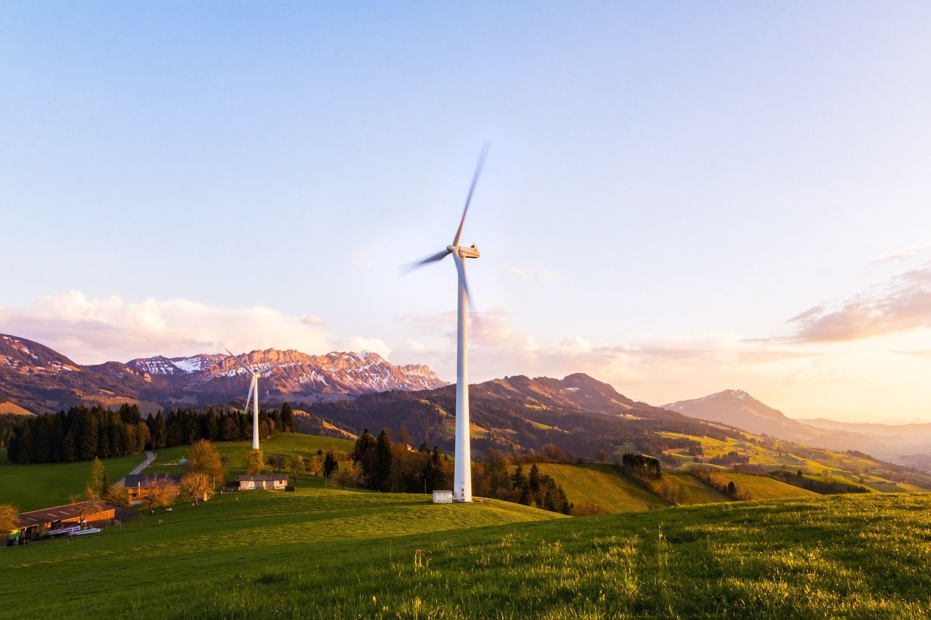 Windturbinen im Emmental