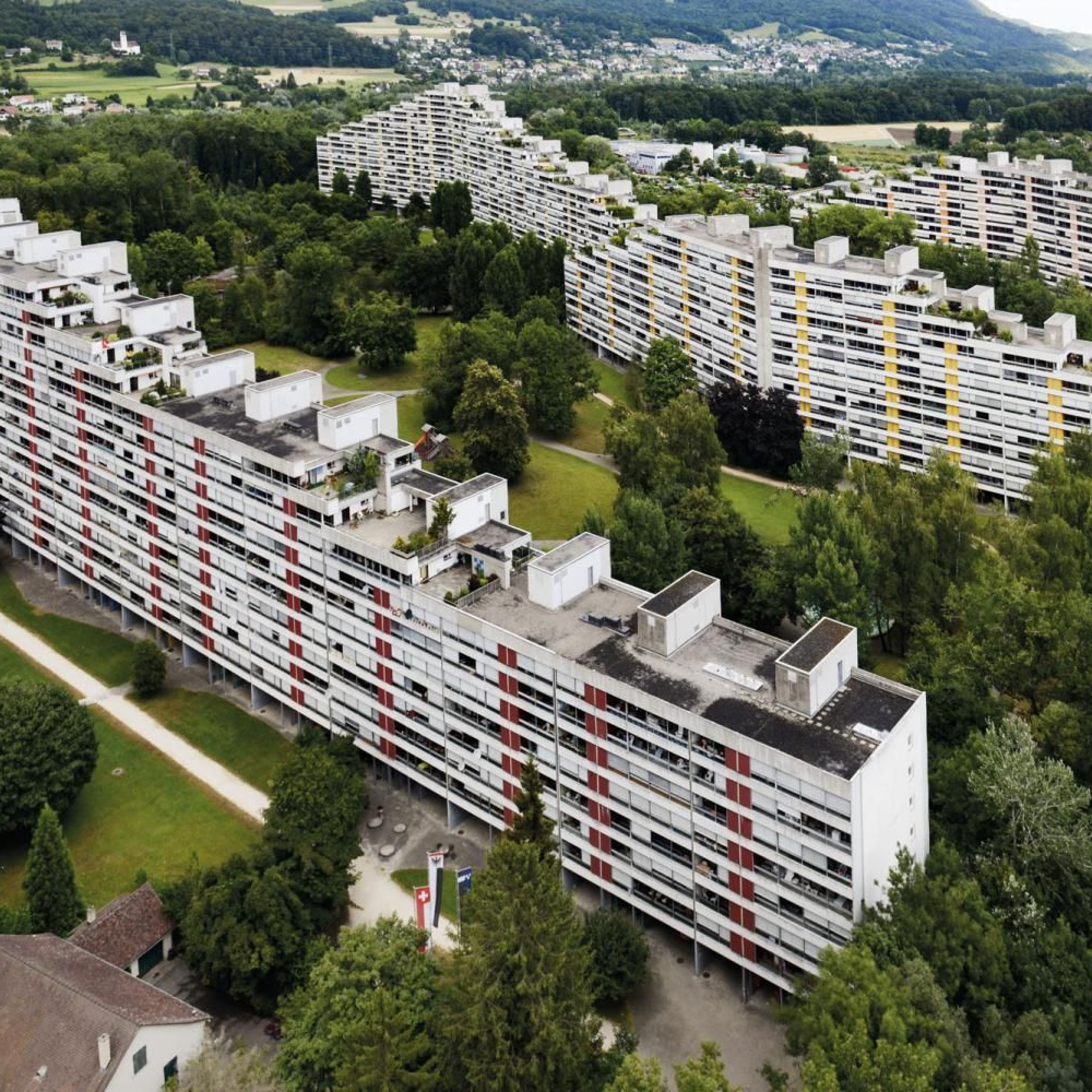 Gross-Siedlung Telli in Aarau, «Staumauern» genannt