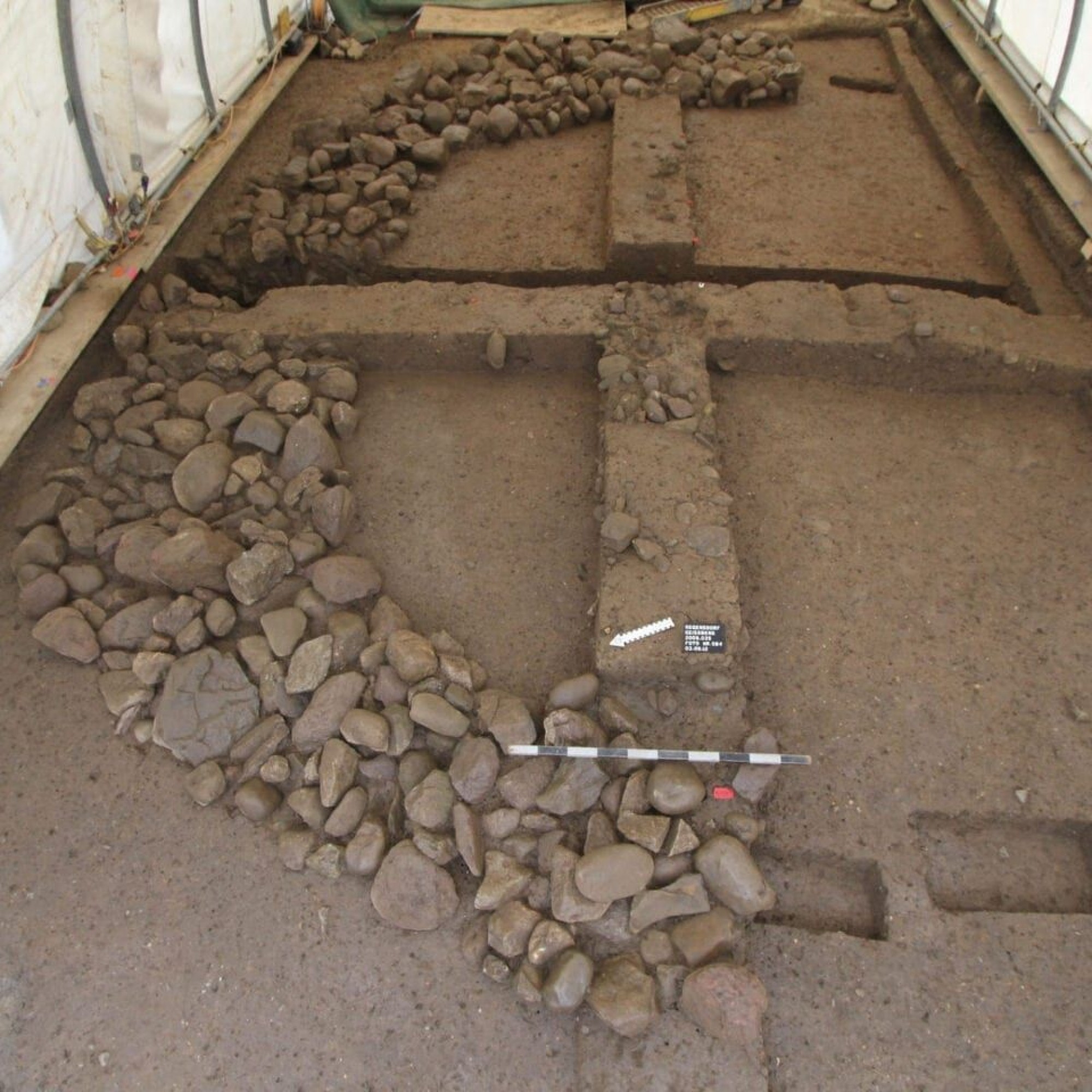 Grabfundament Ausgrabungsstätte Gubrist