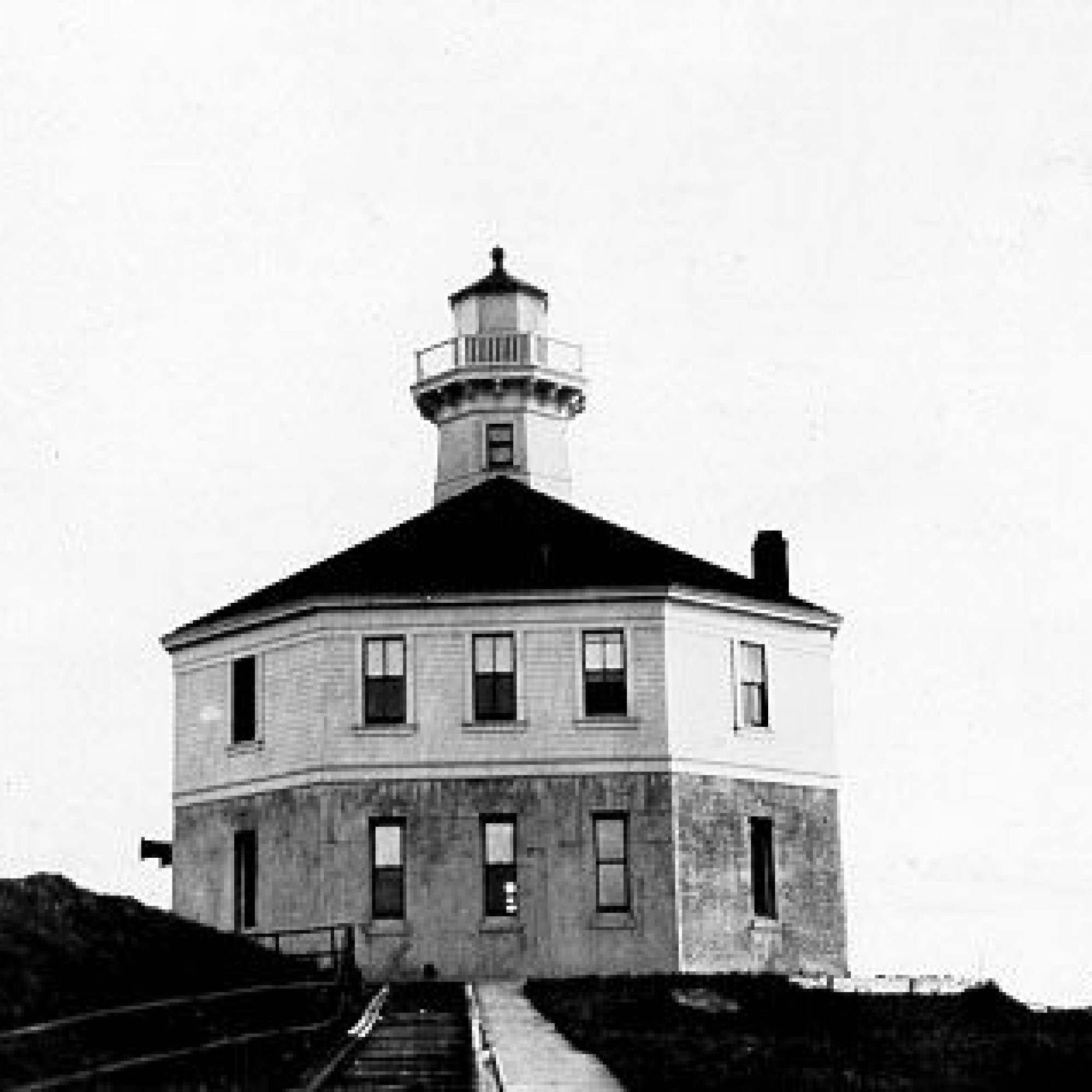 Historisches Bild des Eldred Rock Leuchtturms