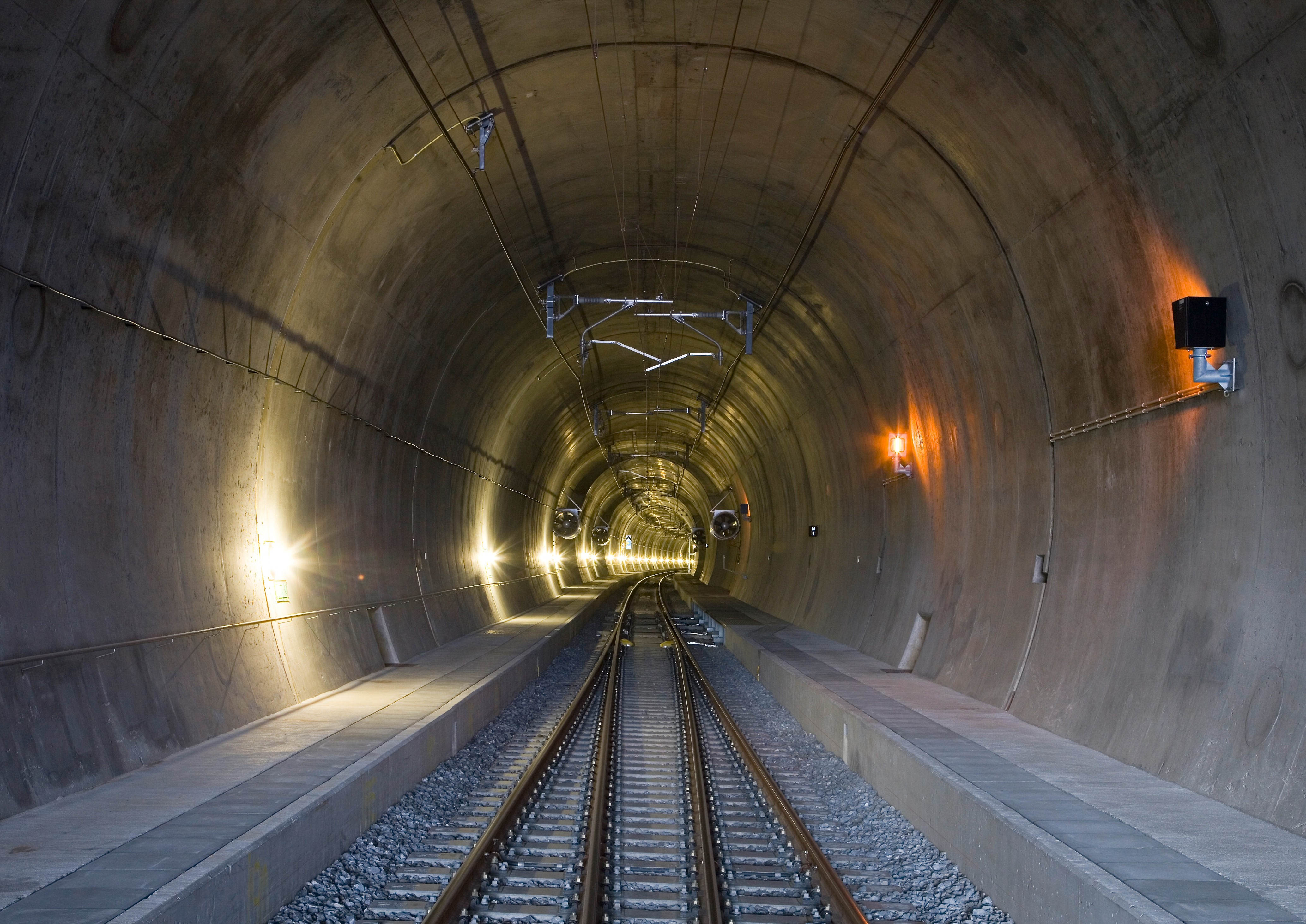 Tunnelröhre Lötschberg-Basistunnel