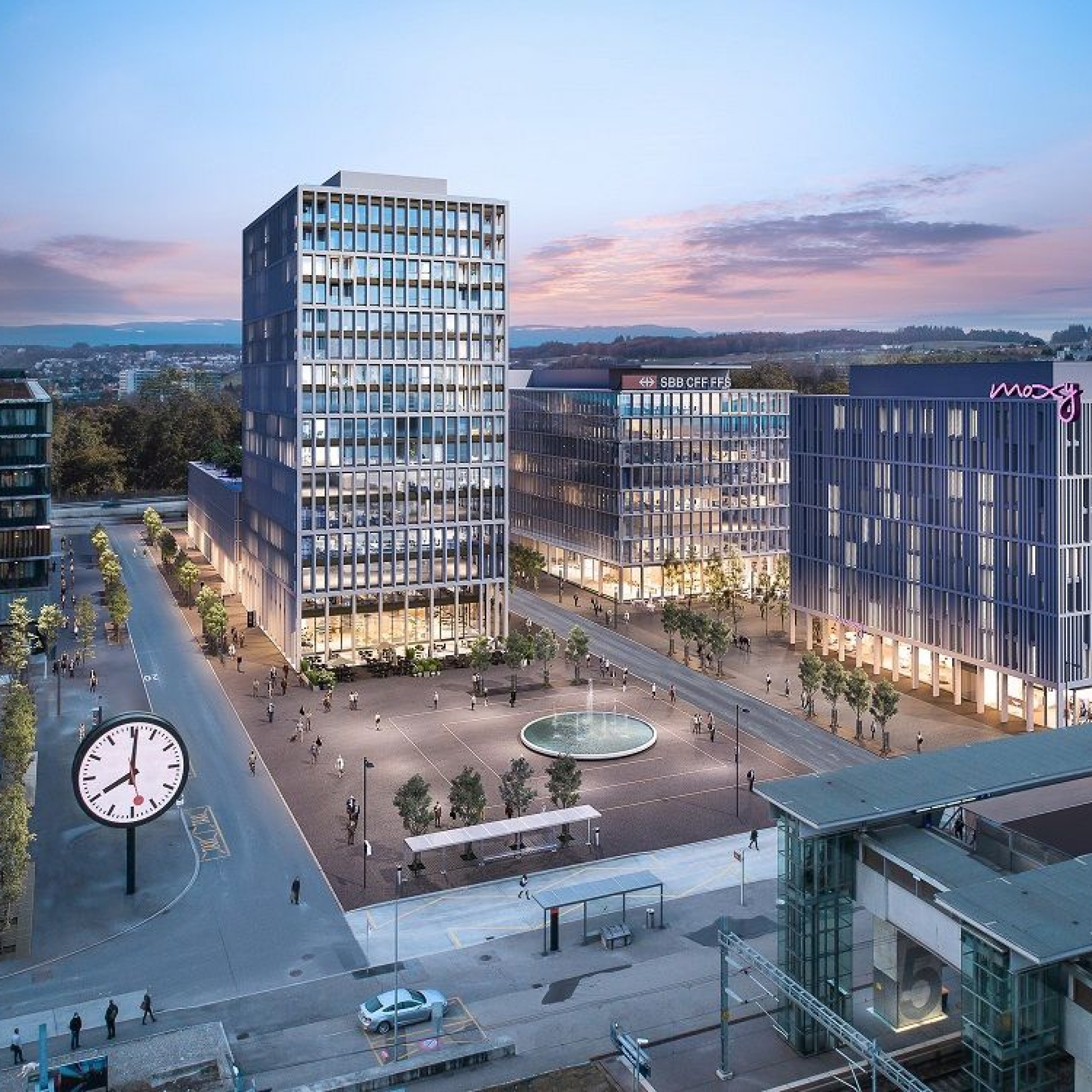 Moxy-Hotel im Berner Wankdorf-Quartier