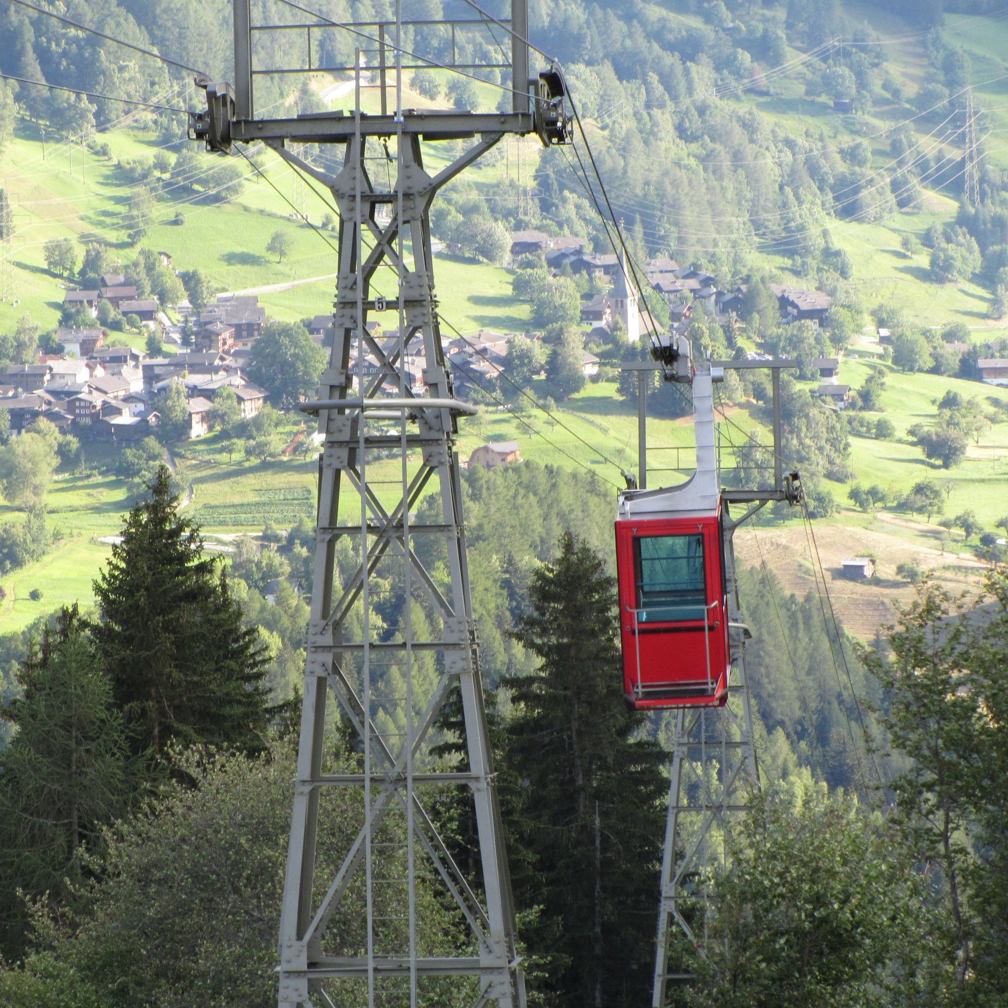 Die Luftseilbahn Fürgangen-Bellwald