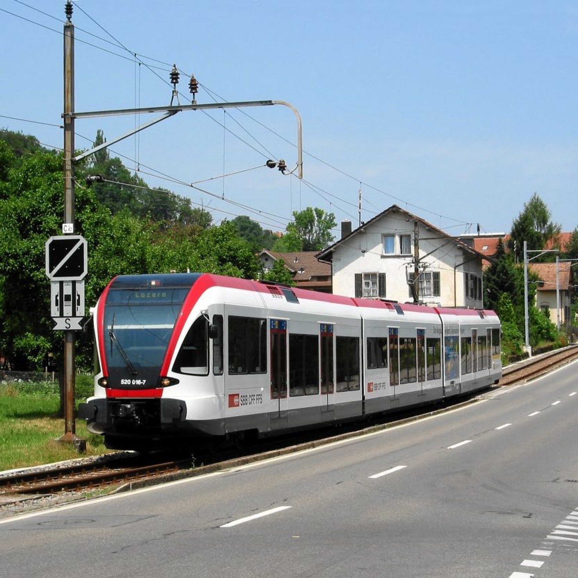 Seetalbahn in Beinwil am See