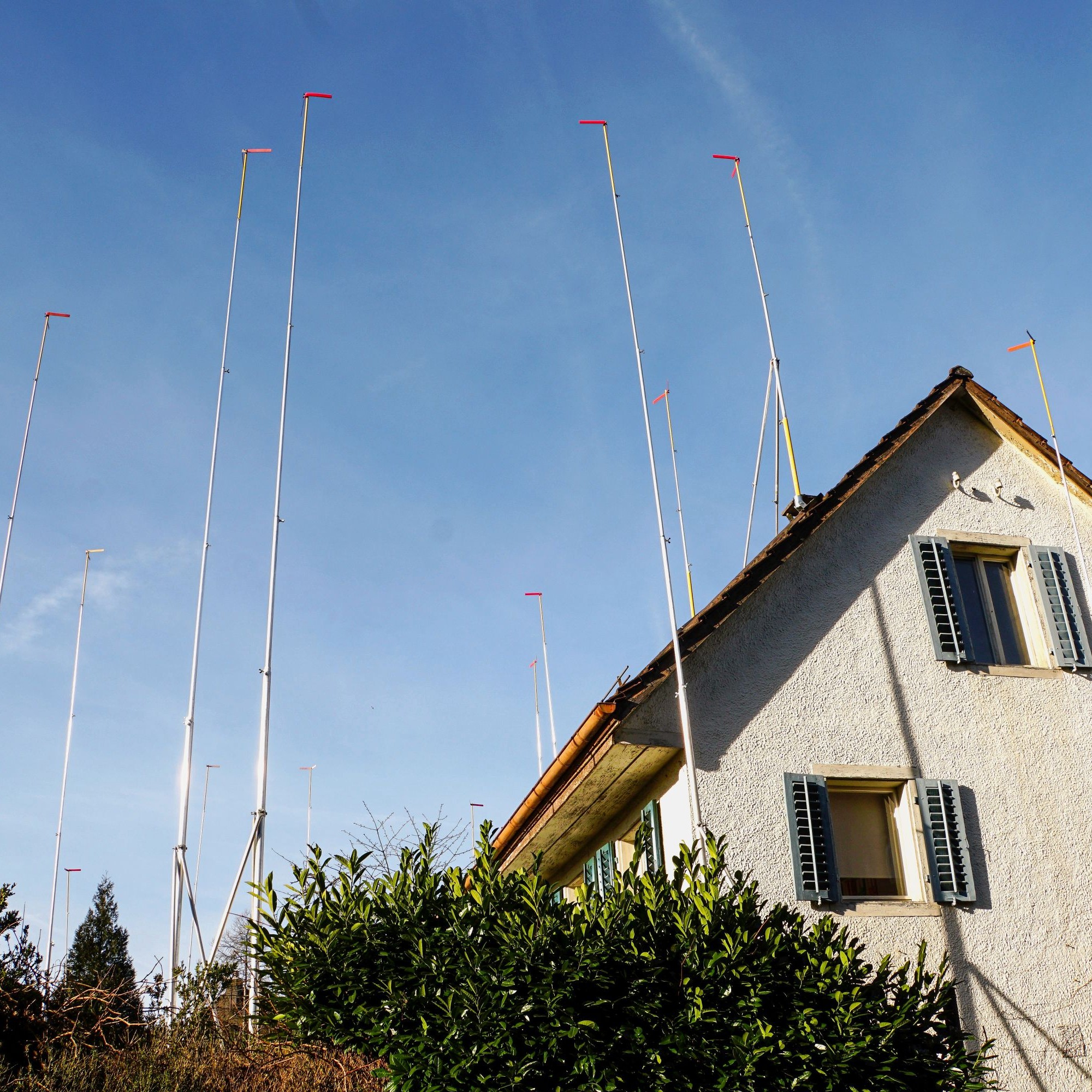 Bauprofile in Zürich-Seebach.