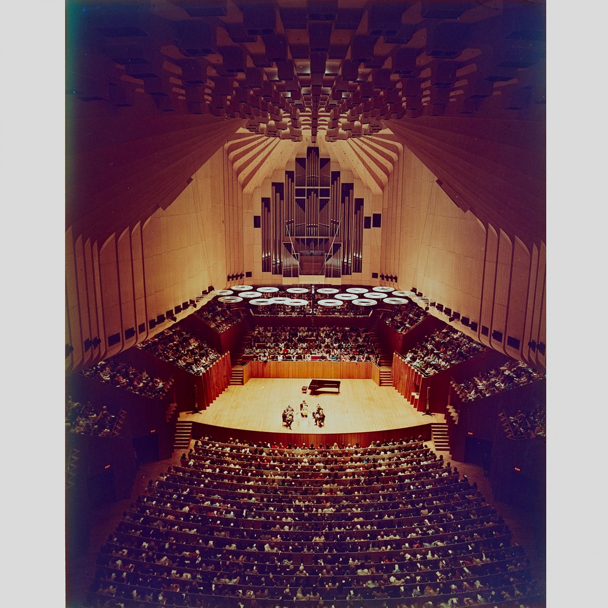 Konzertsaal der Sydney Opera (Aufnahme von 1973)