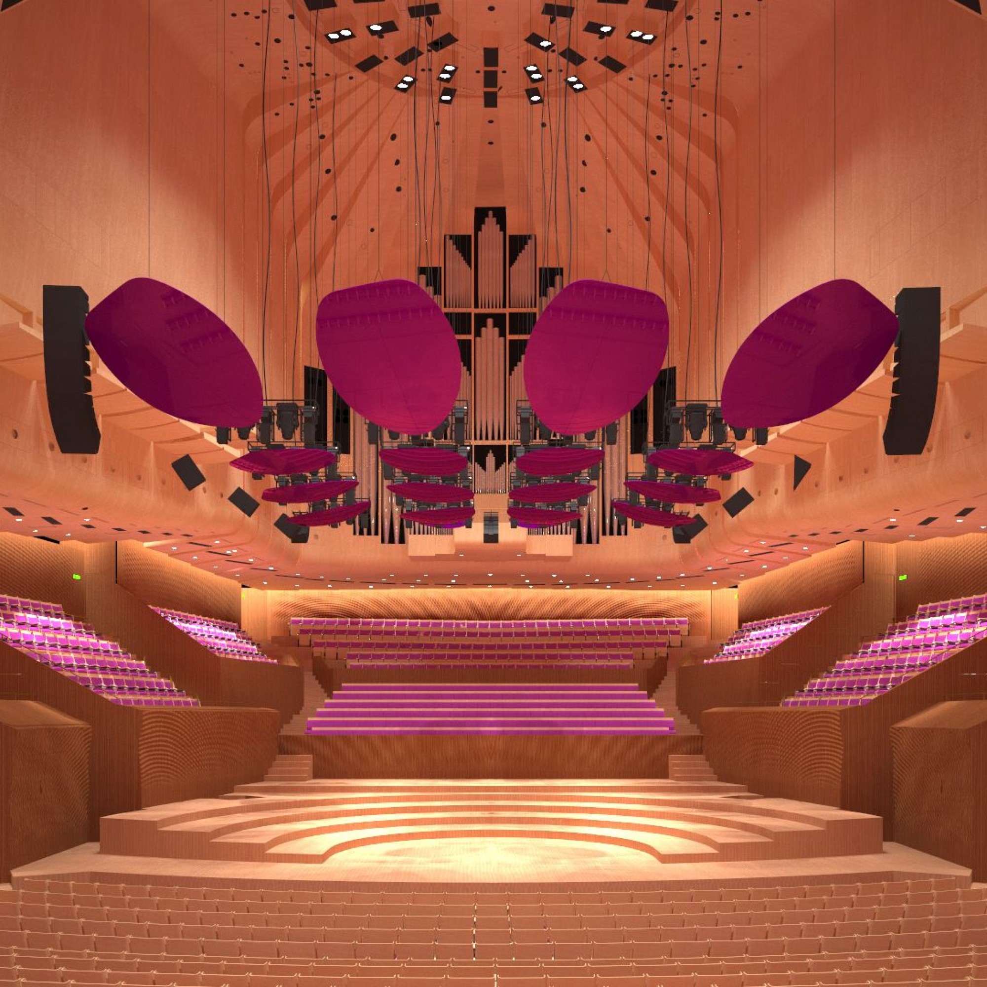 Erneuerter Konzertsaal der Sydney Opera (Visualisierung)