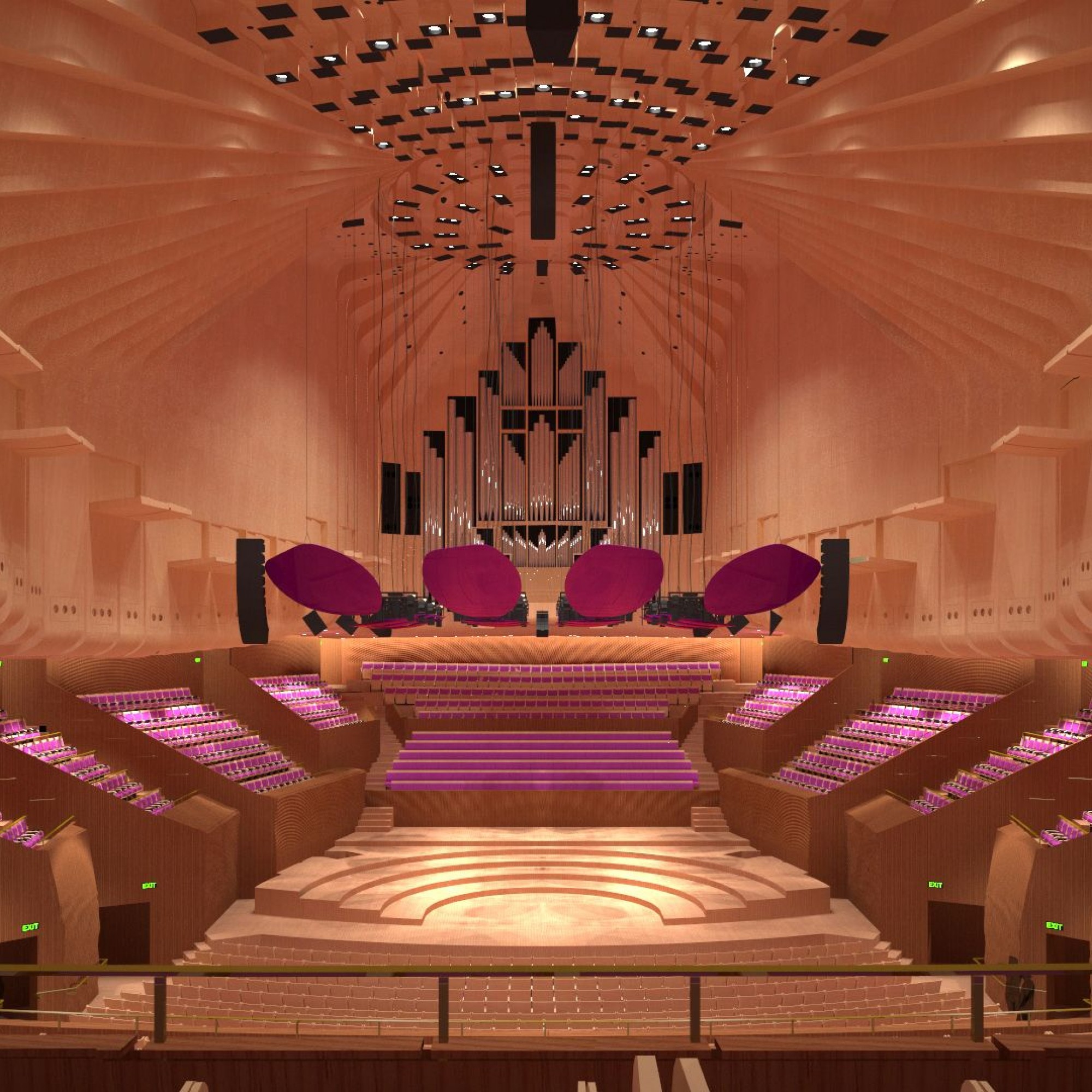 Erneuerter Konzertsaal der Sydney Opera (Visualisierung)